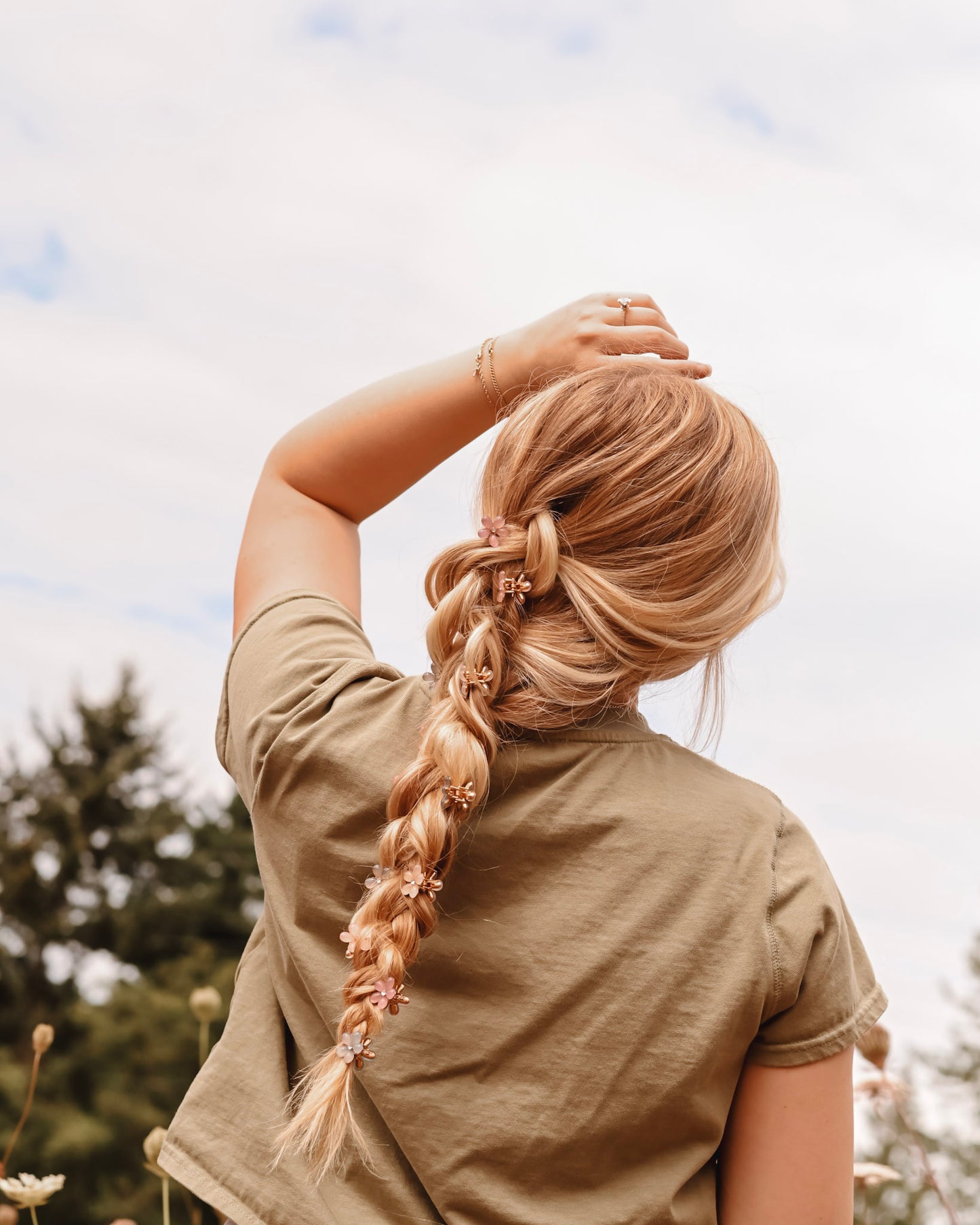 Mini Opal Flower Claws // Packs of 3