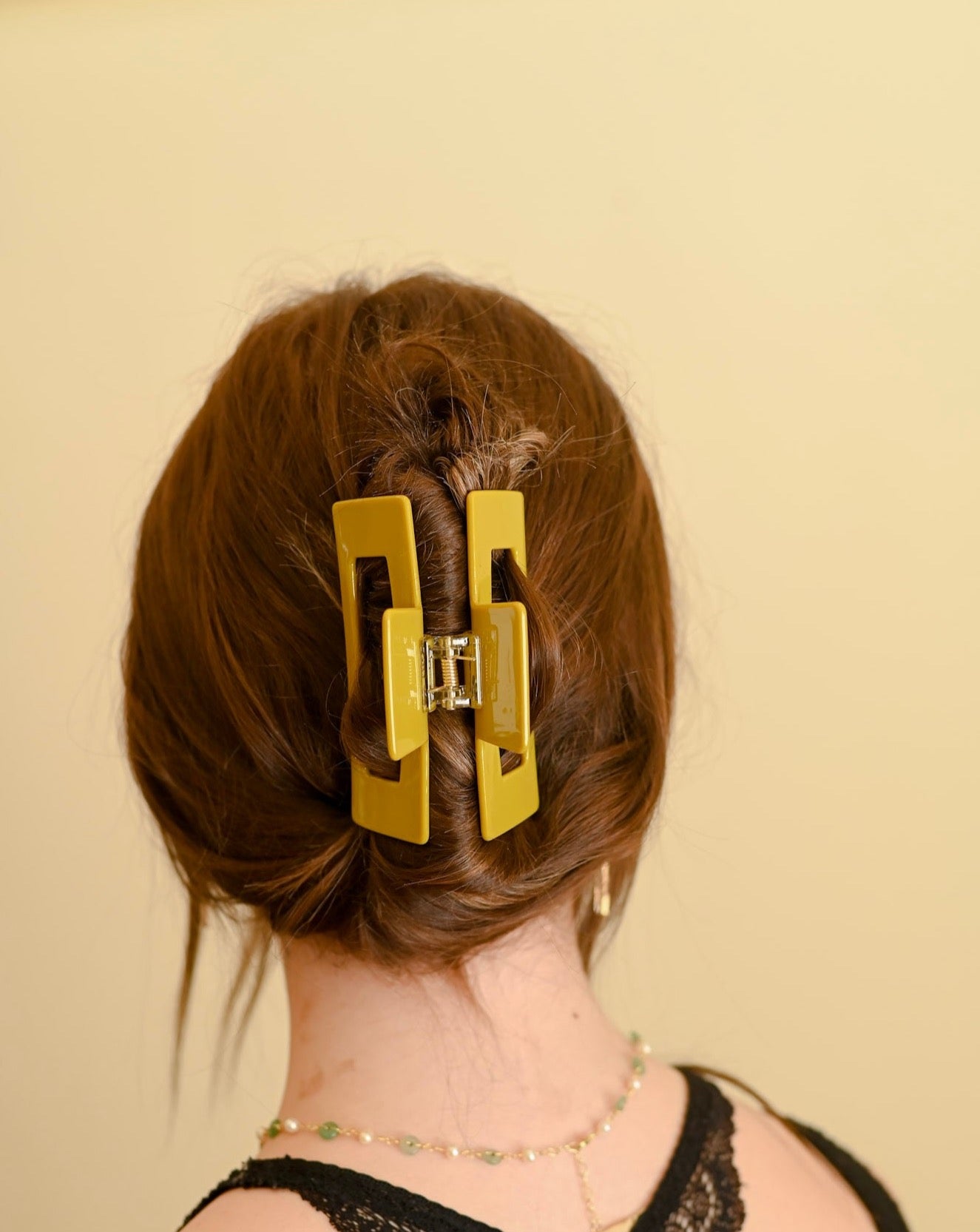 Evermore Glossy Square Claw Clip // Eco-Conscious