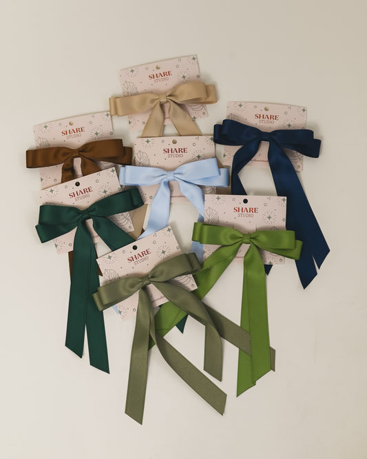 Double Layered Bow Hairpin