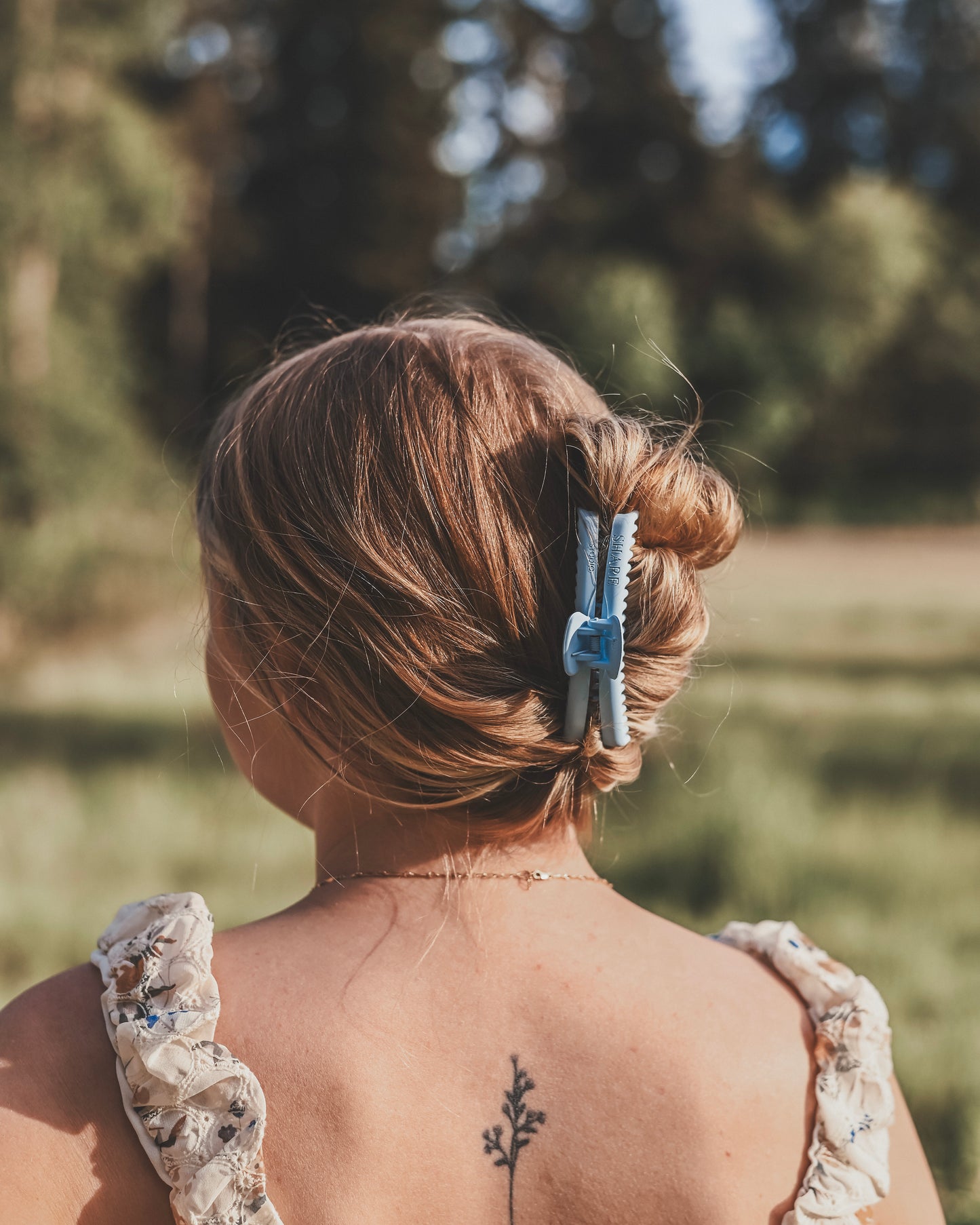 Sky Blue Mega Hold Claw Clip