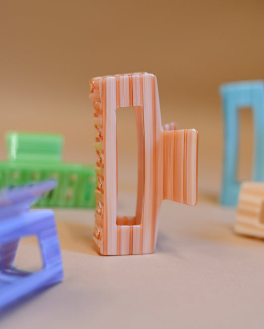 Brushed Square Claw Clips // Eco-Conscious