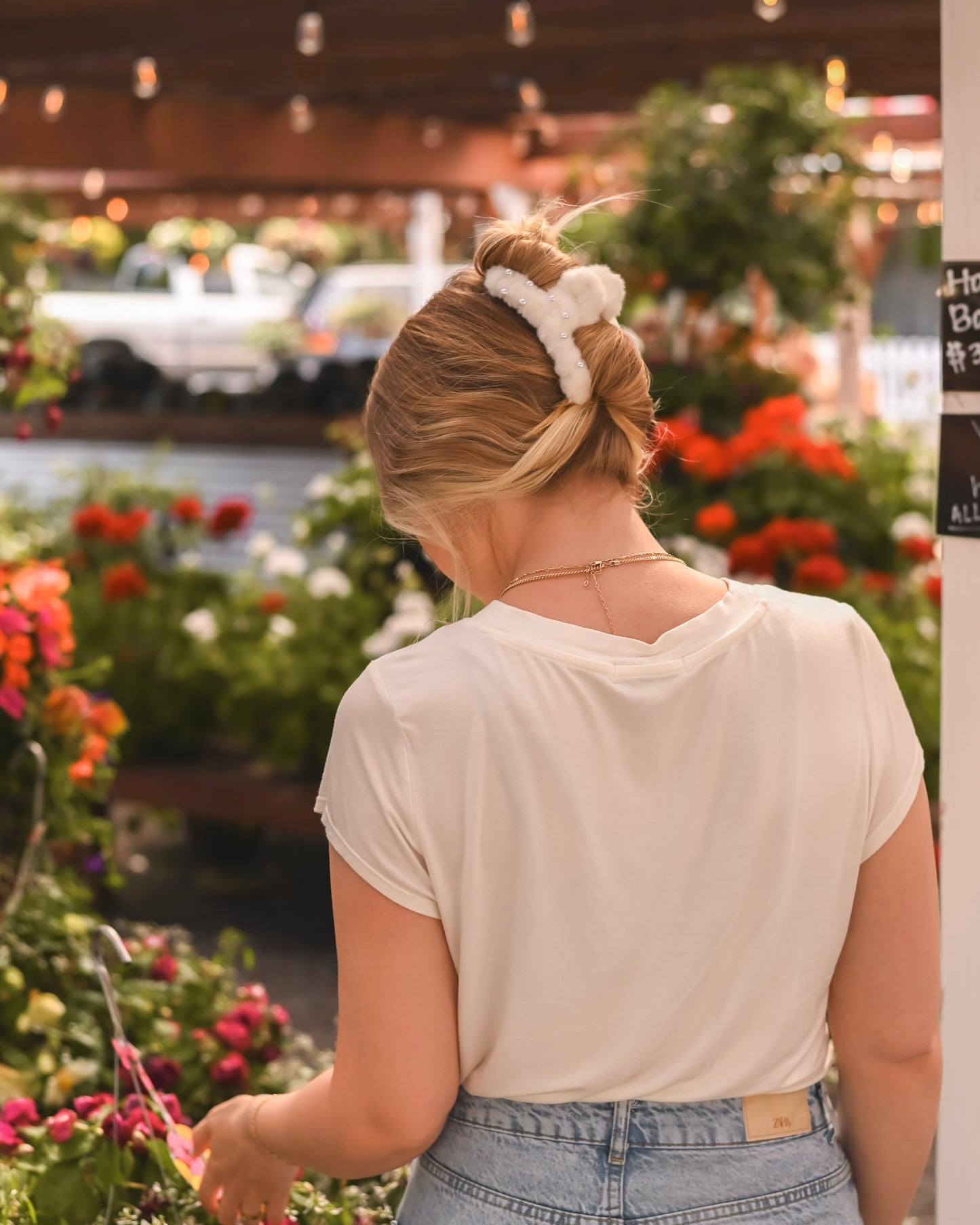 Plush & Pearls Claw Clip