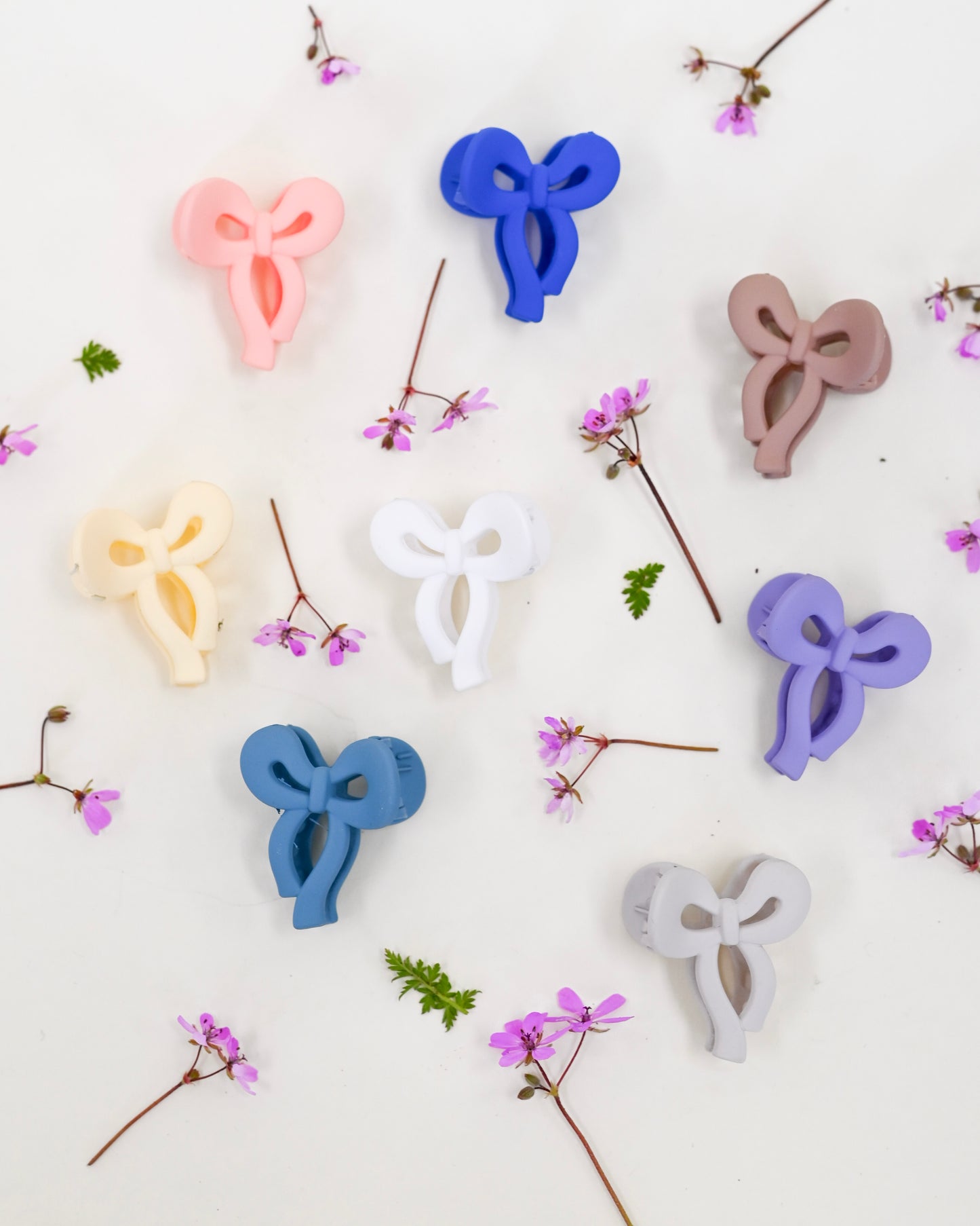 Mini Bow Clips // 2 Pack