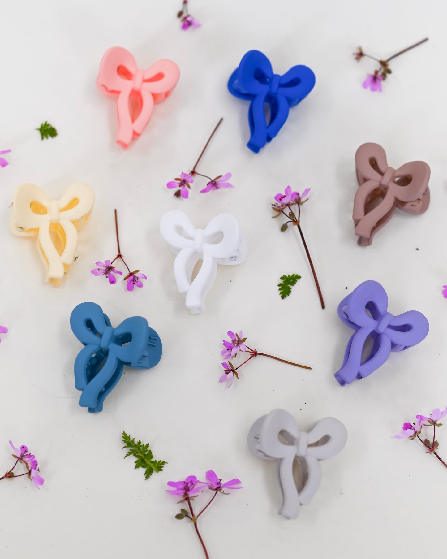 Mini Bow Clips // 2 Pack