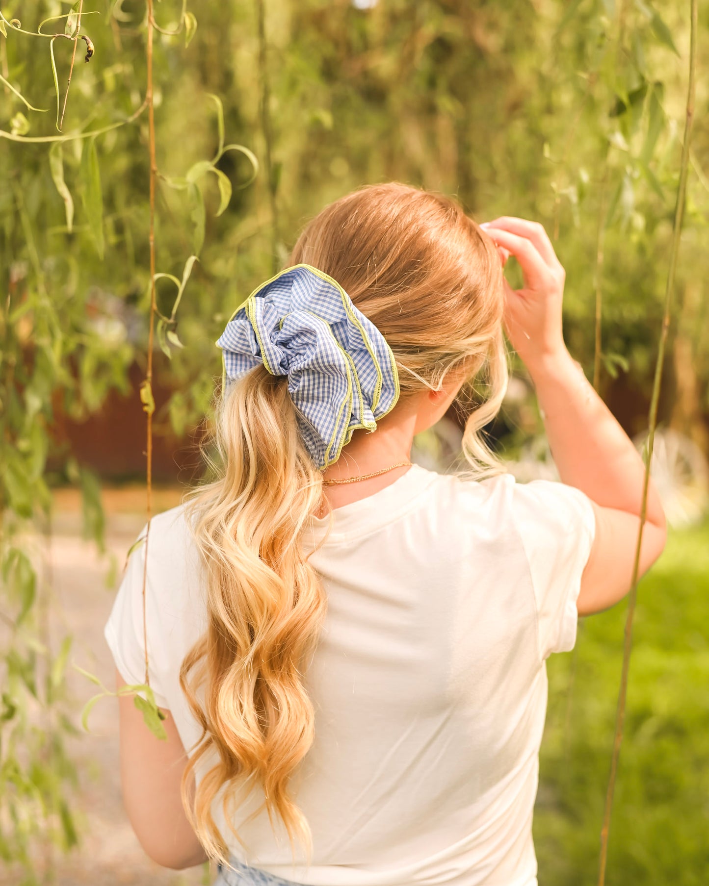 Gingham Girl XL Scrunchie
