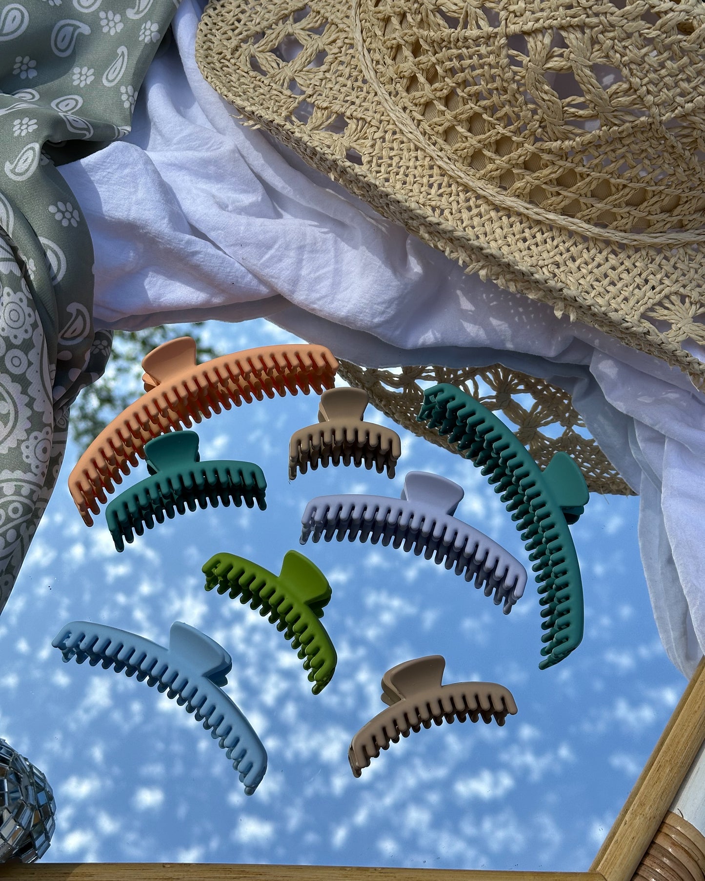 Brandy Tan Mega Hold Claw Clip