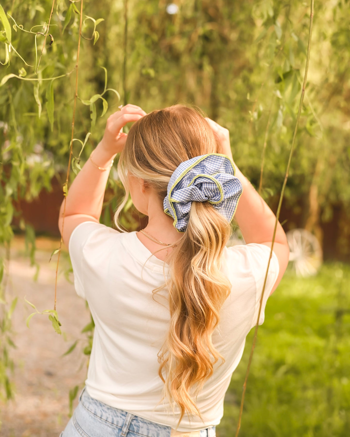 Gingham Girl XL Scrunchie