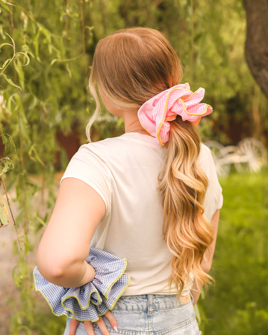 Gingham Girl XL Scrunchie