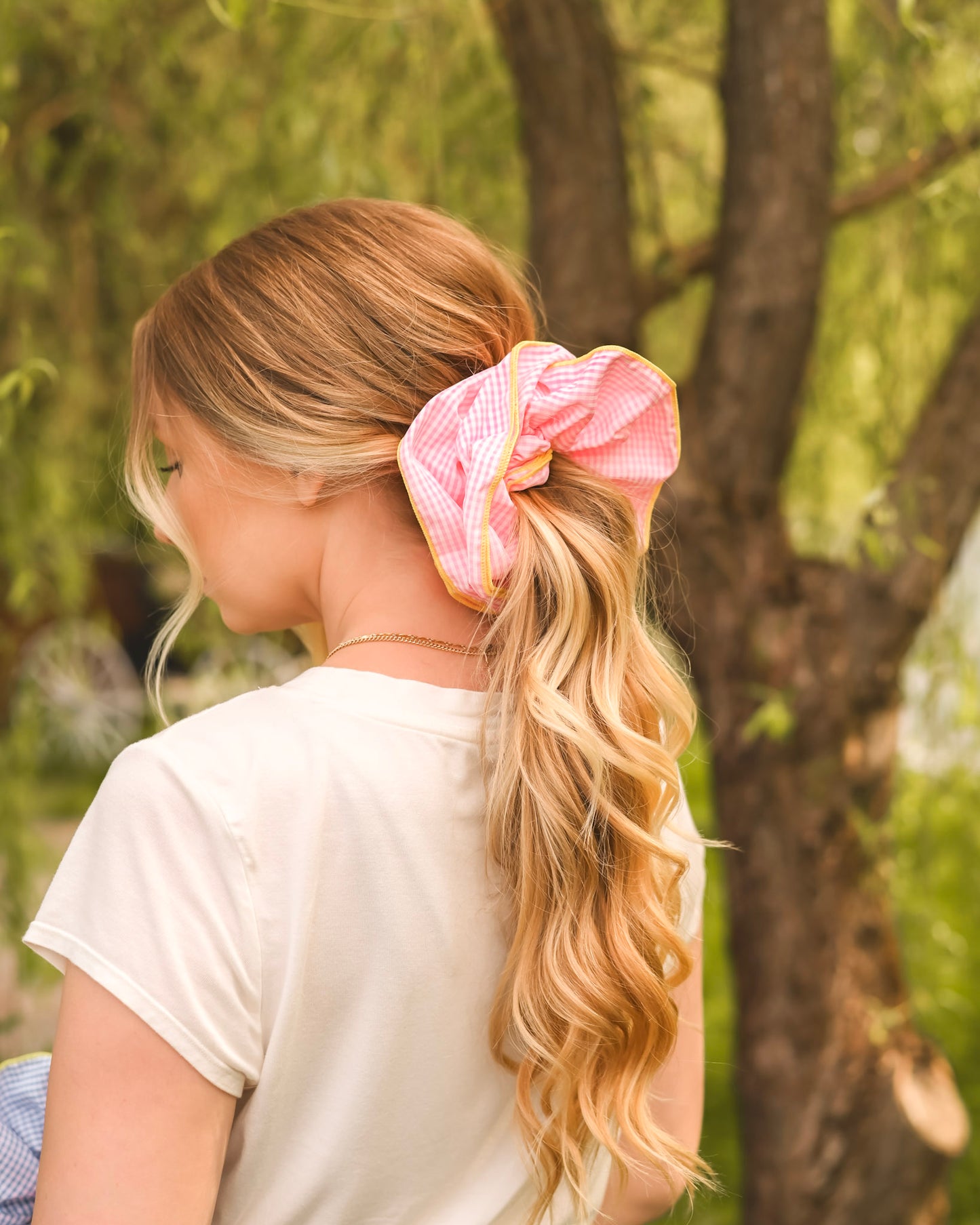 Gingham Girl XL Scrunchie
