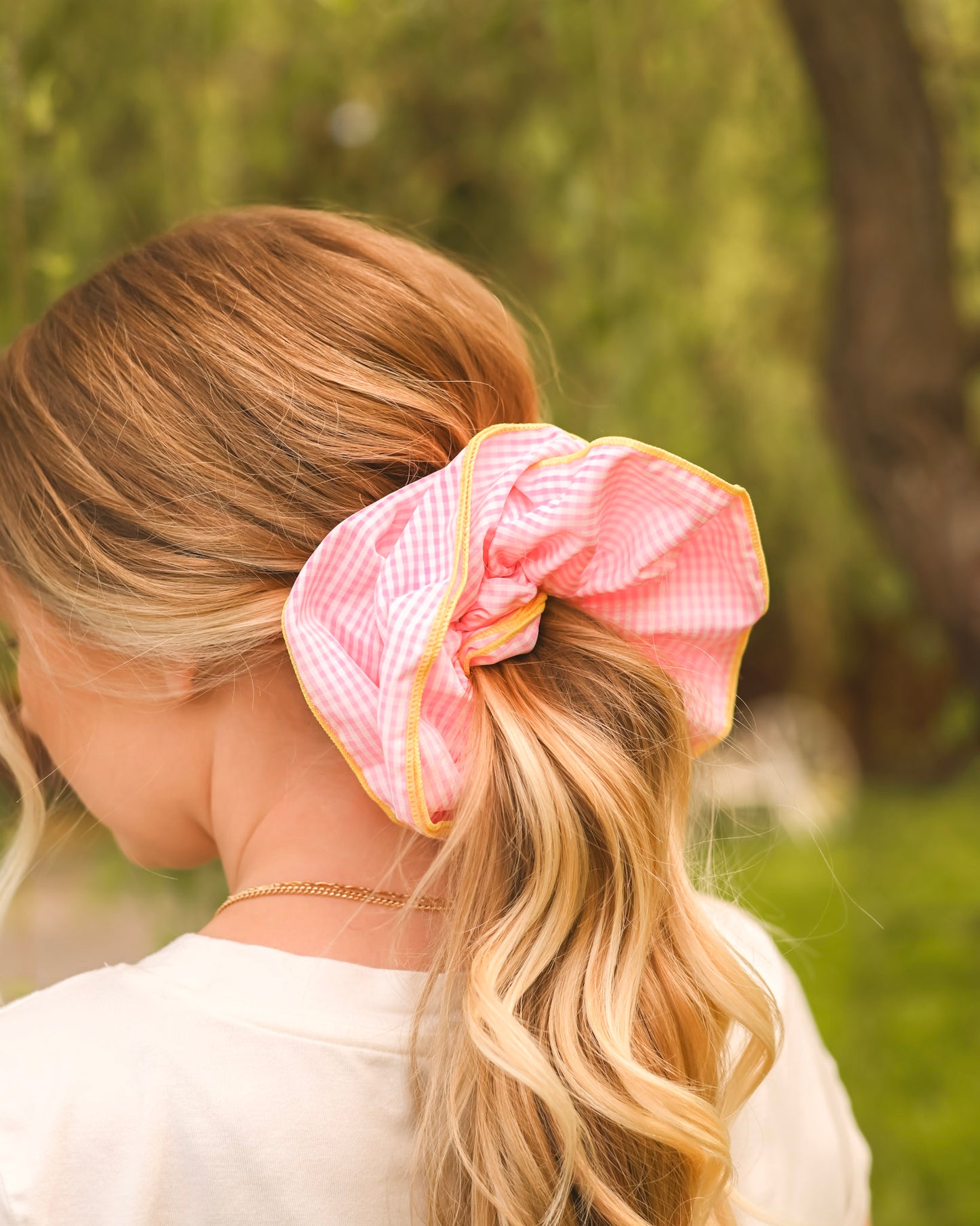 Gingham Girl XL Scrunchie