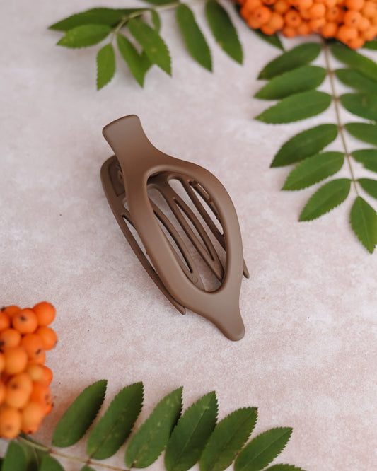 Mocha Brown Lay Flat Wide