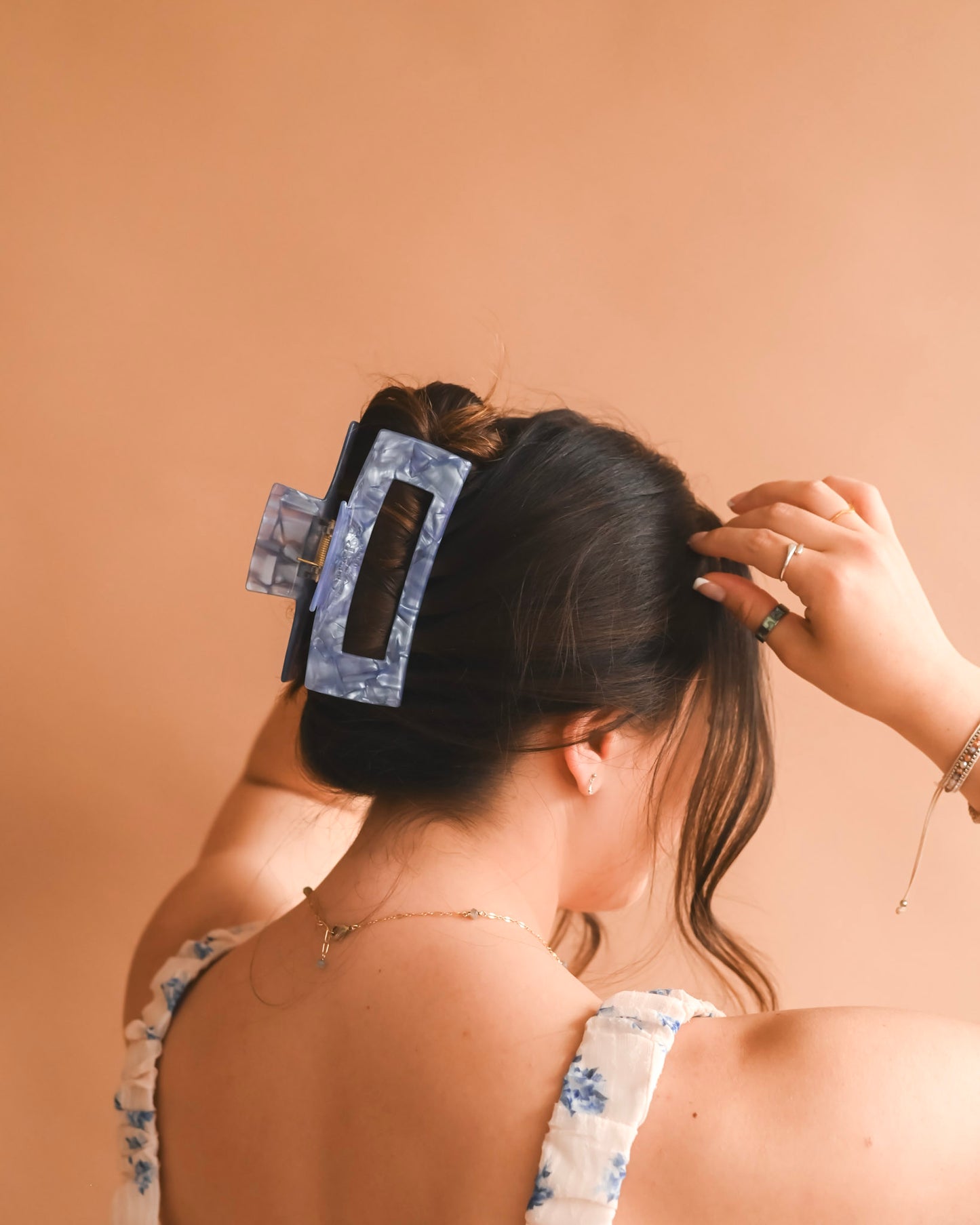 Periwinkle Dreams Jumbo Claw // Eco-Conscious