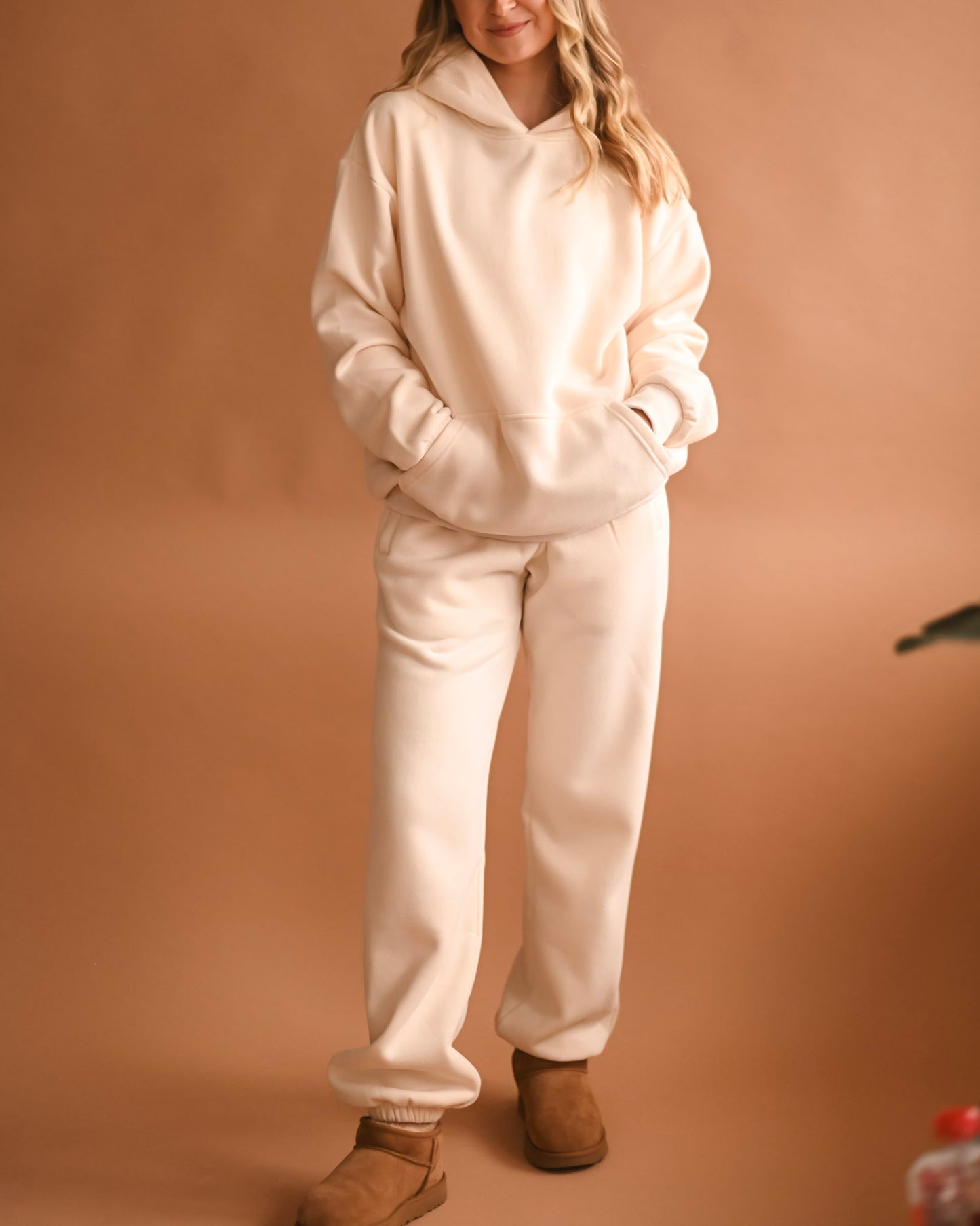 Cream Ultra Cozy Fleece // Sweatpants