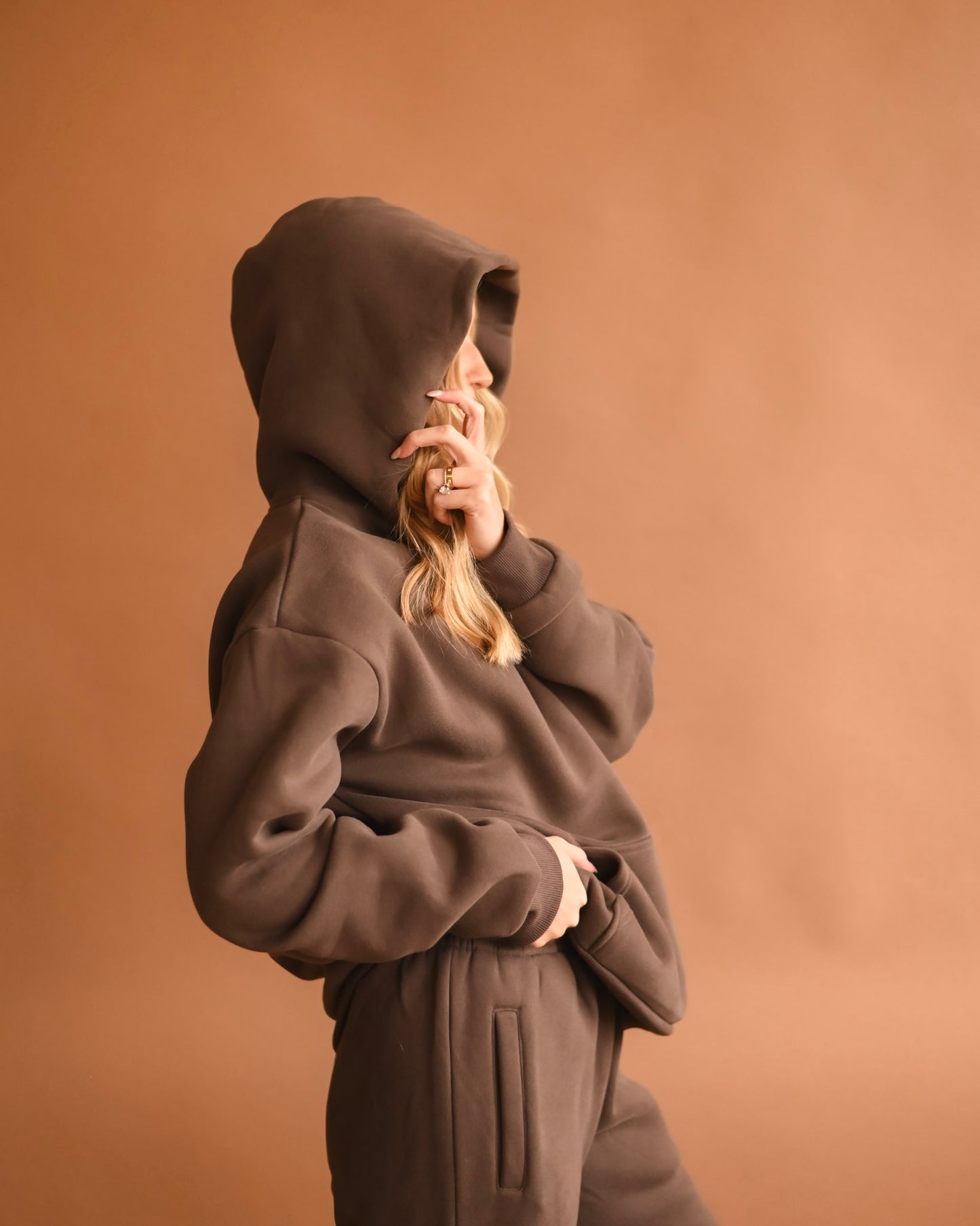 Brown Ultra Cozy Fleece // Hoodie