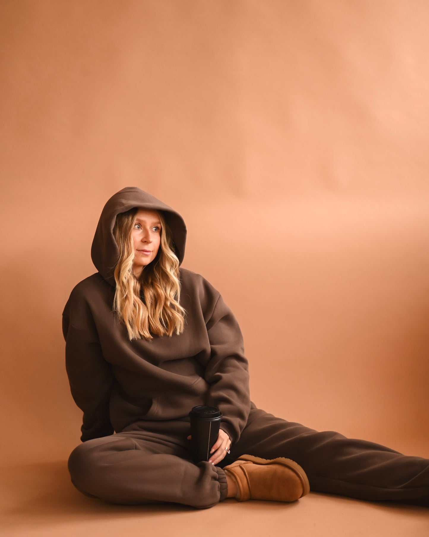 Brown Ultra Cozy Fleece // Hoodie
