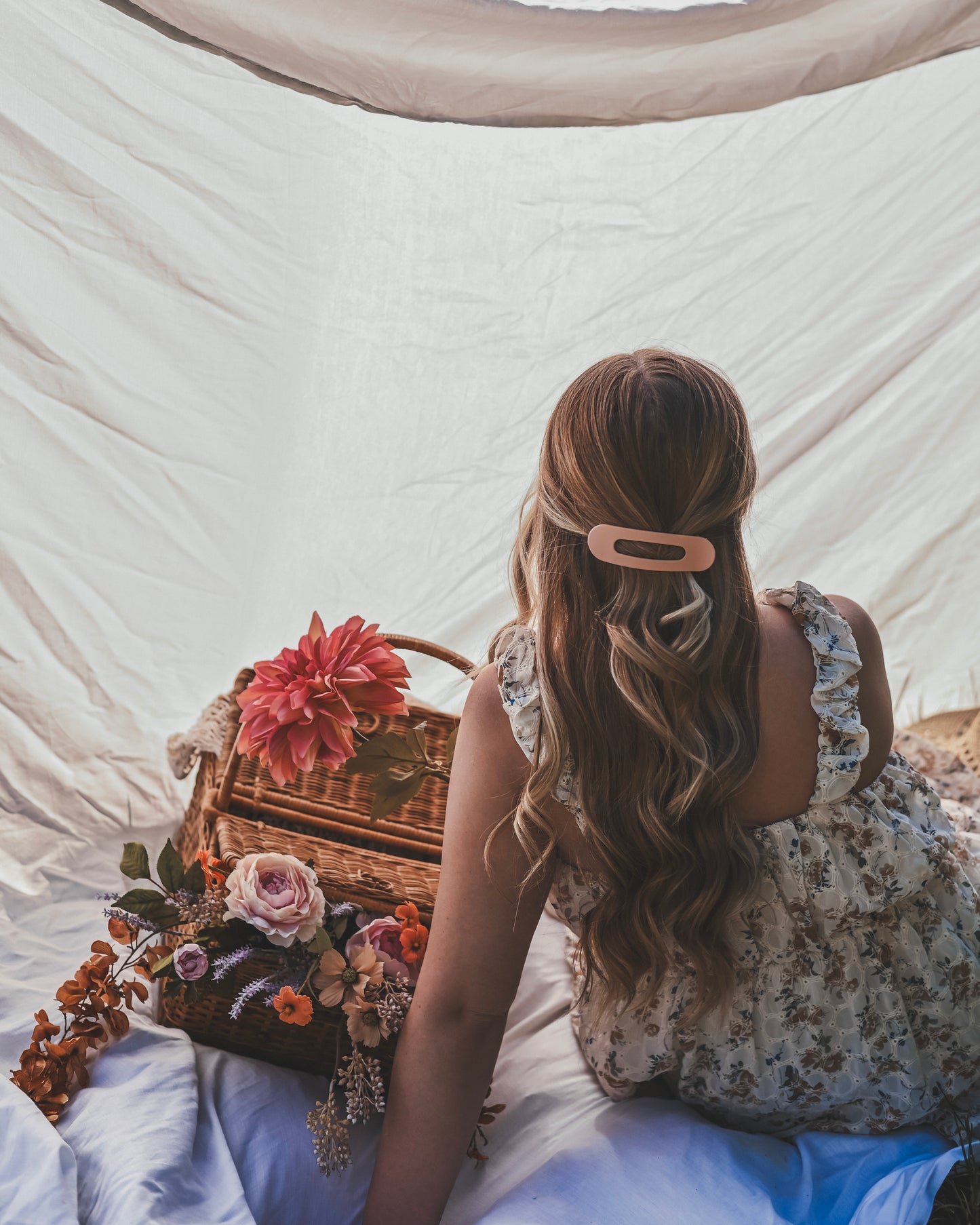 Rose Pink Lay Flat Clip