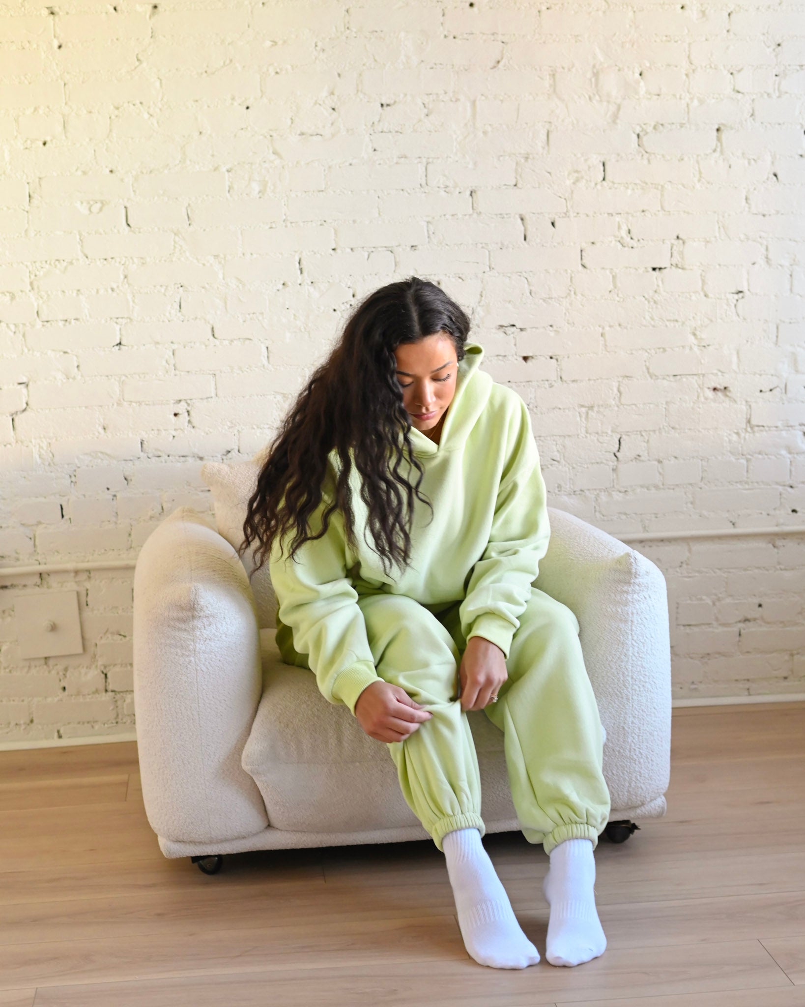 Key Lime Green Ultra Cozy Fleece // Hoodie – Share Studio