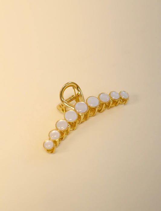 Thin Opal Luxe Claw Clip