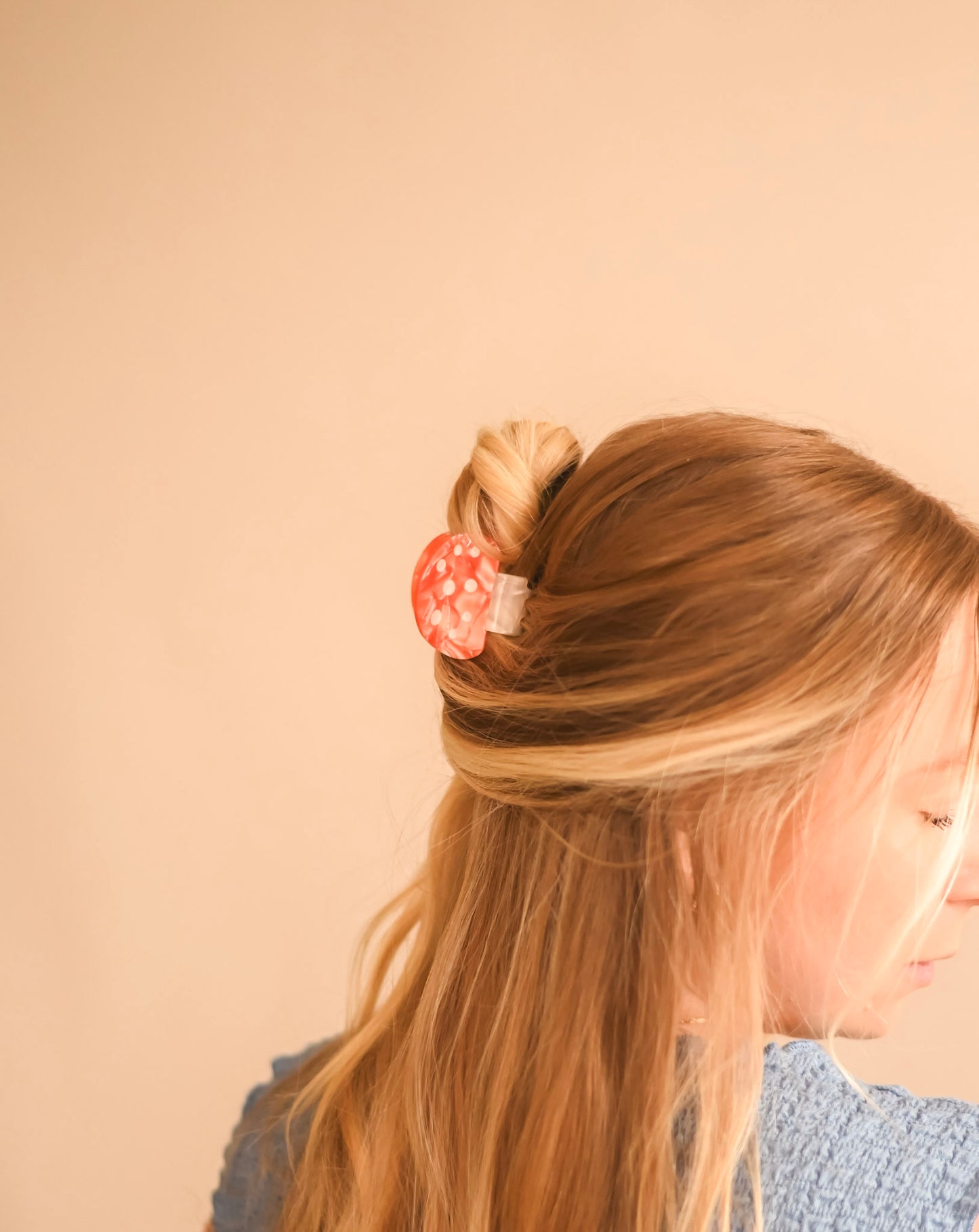 Mini Mushroom Claw Clips // Eco Conscious