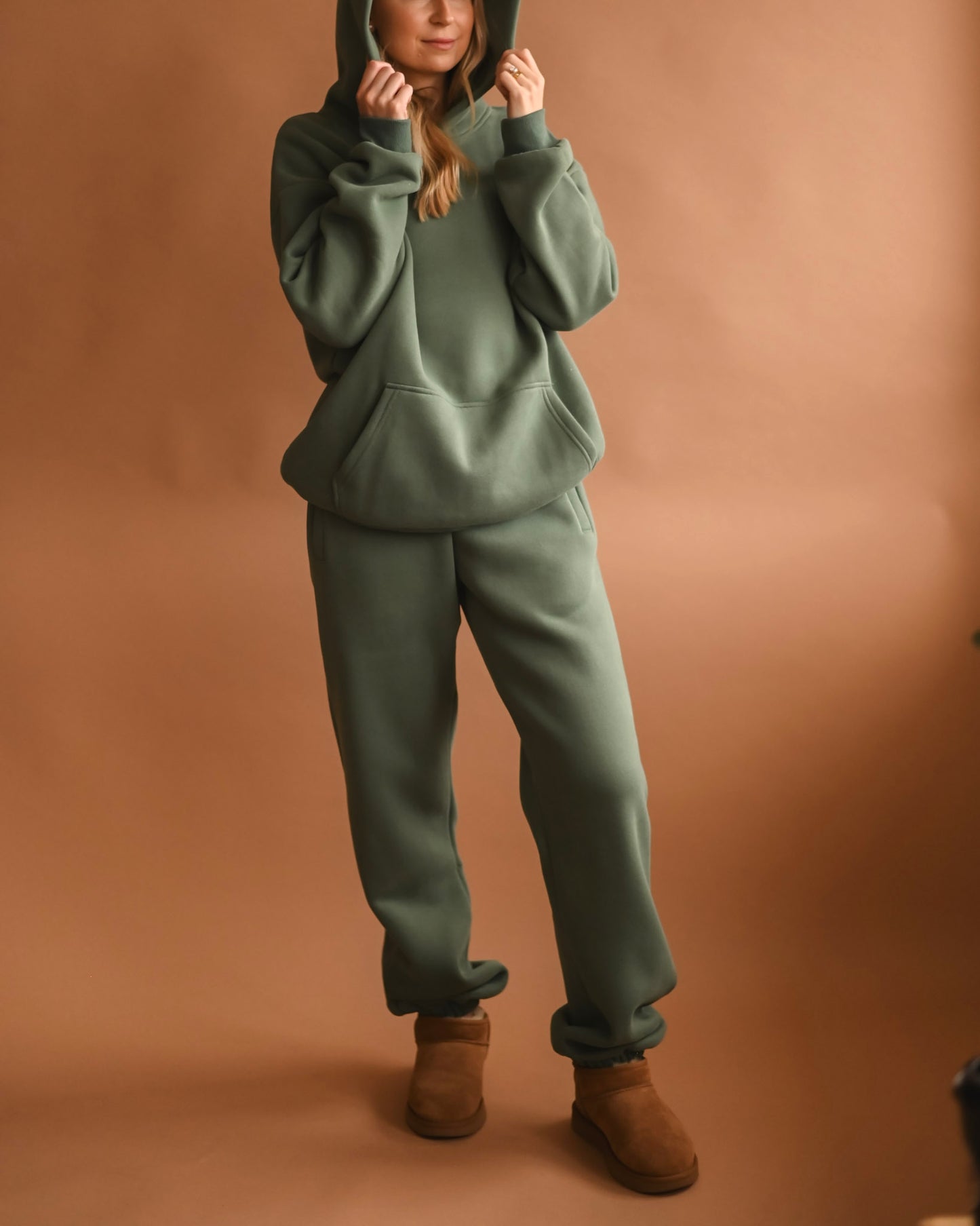 Hunter Green Ultra Cozy Fleece // Sweatpants