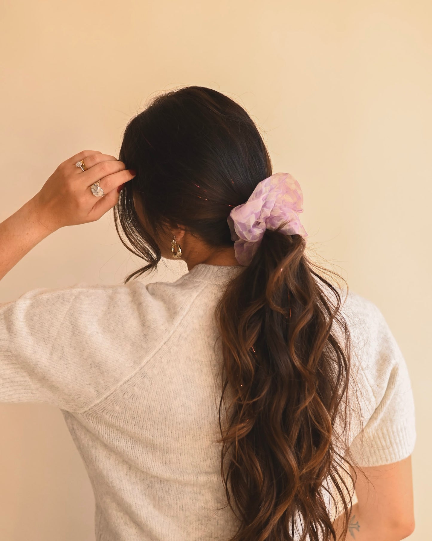 Checkers XL Scrunchie