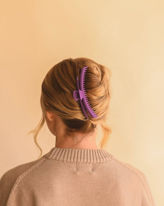Purple Mega Hold Claw Clip