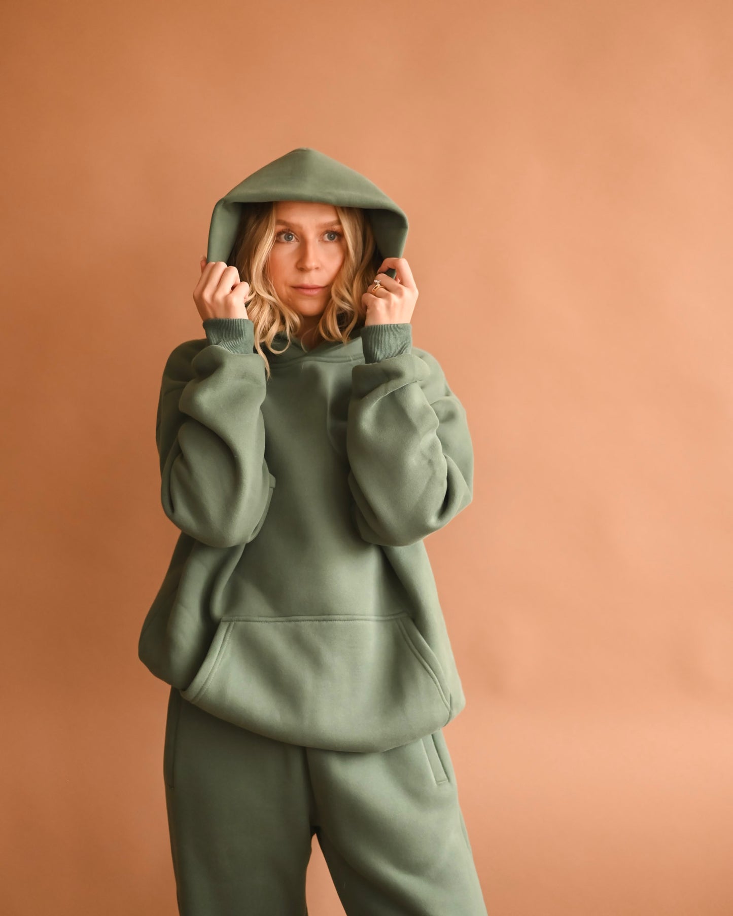 Hunter Green Ultra Cozy Fleece // Hoodie