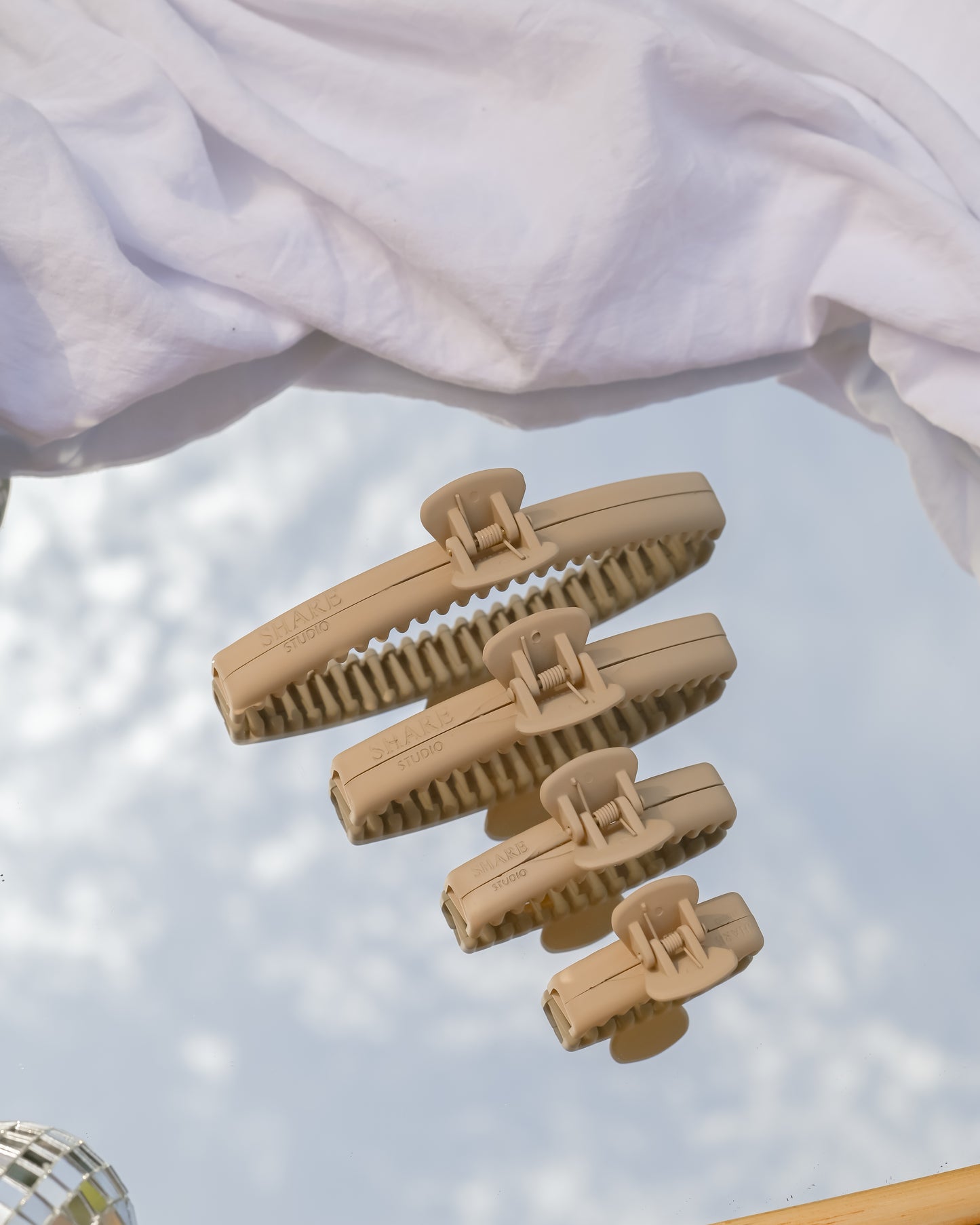 Brandy Tan Mega Hold Claw Clip