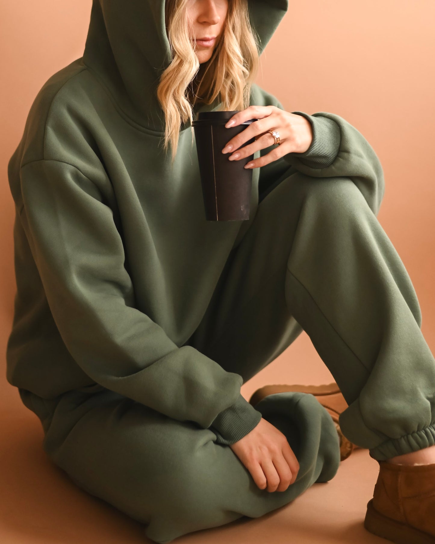 Hunter Green Ultra Cozy Fleece // Sweatpants