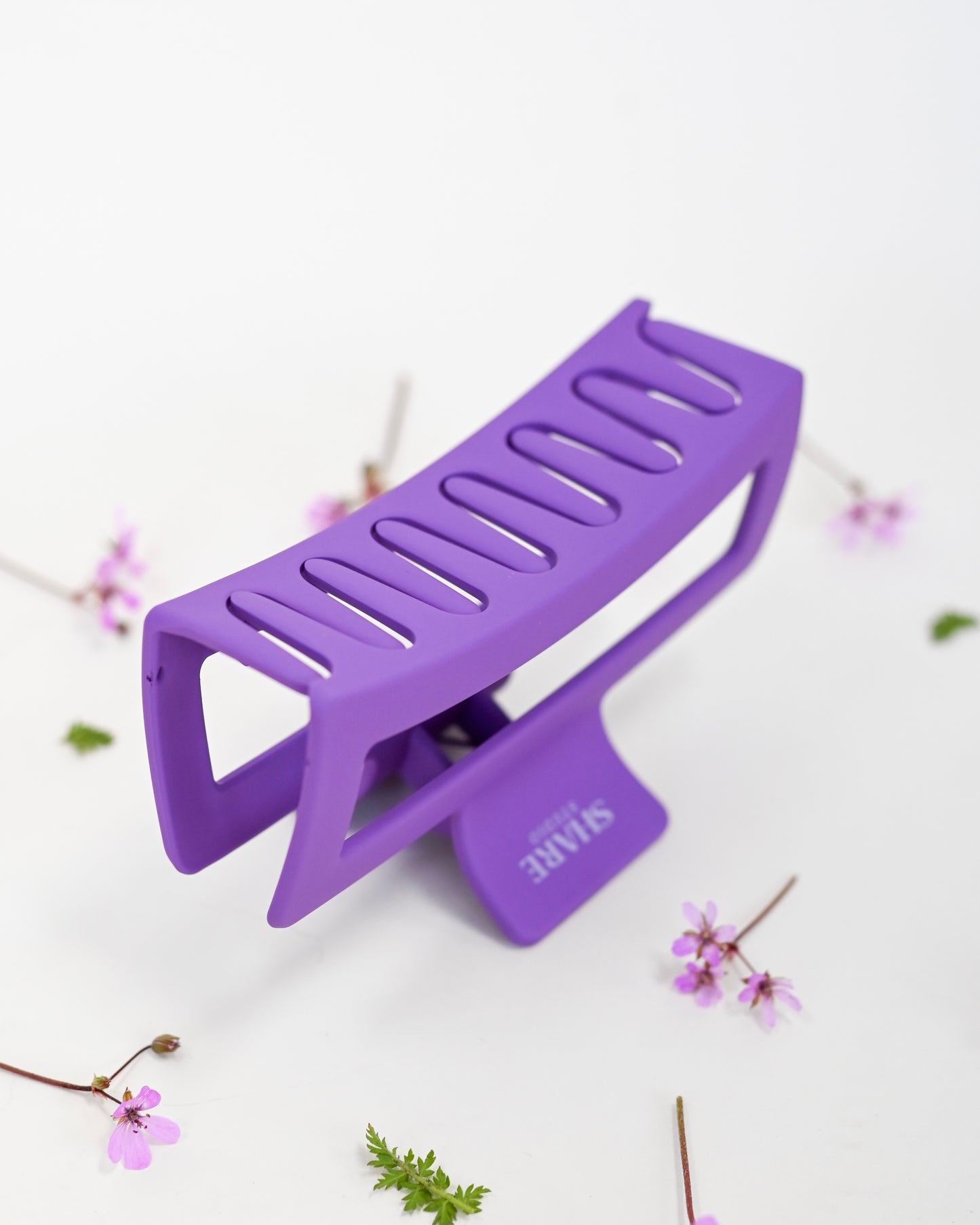 Purple Matte Jumbo Claw Clip