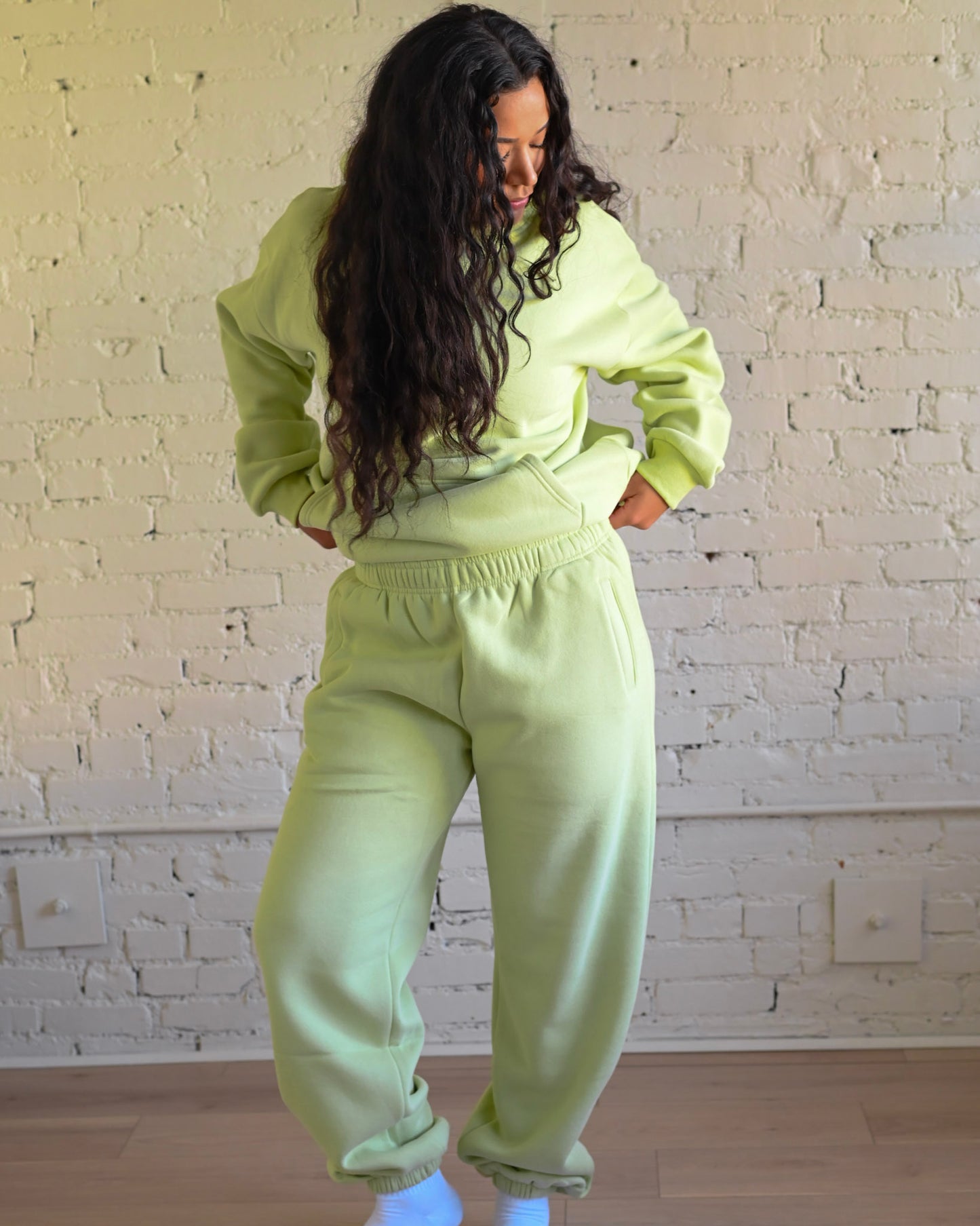 Key Lime Green Ultra Cozy Fleece // Hoodie