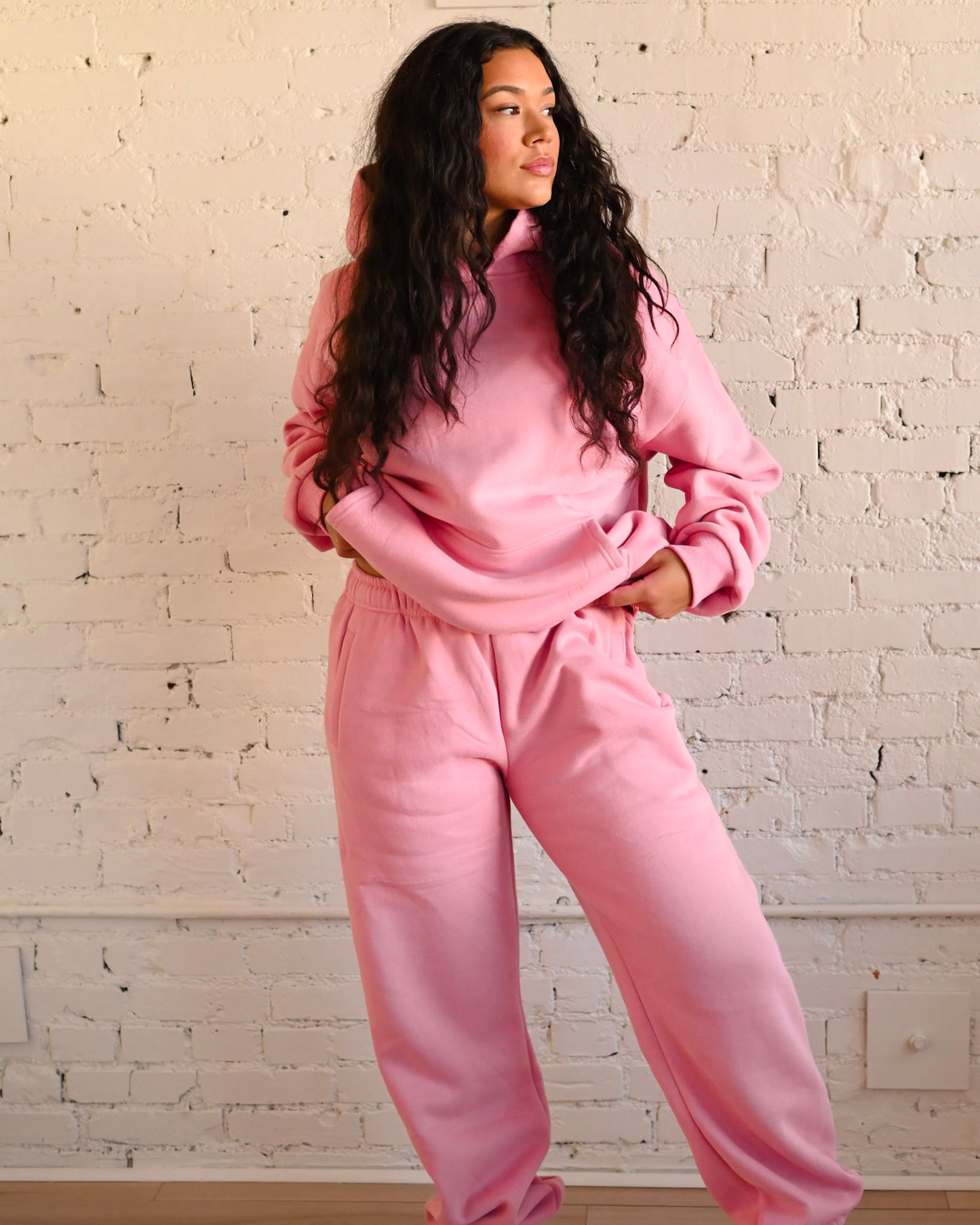 PREORDER Blossom Pink Ultra Cozy Fleece Sweat set