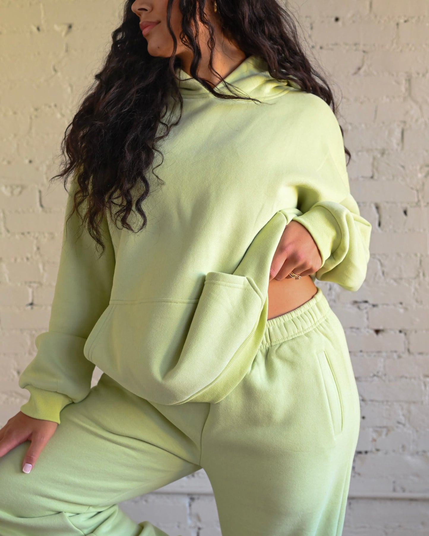 Key Lime Green Ultra Cozy Fleece // Hoodie