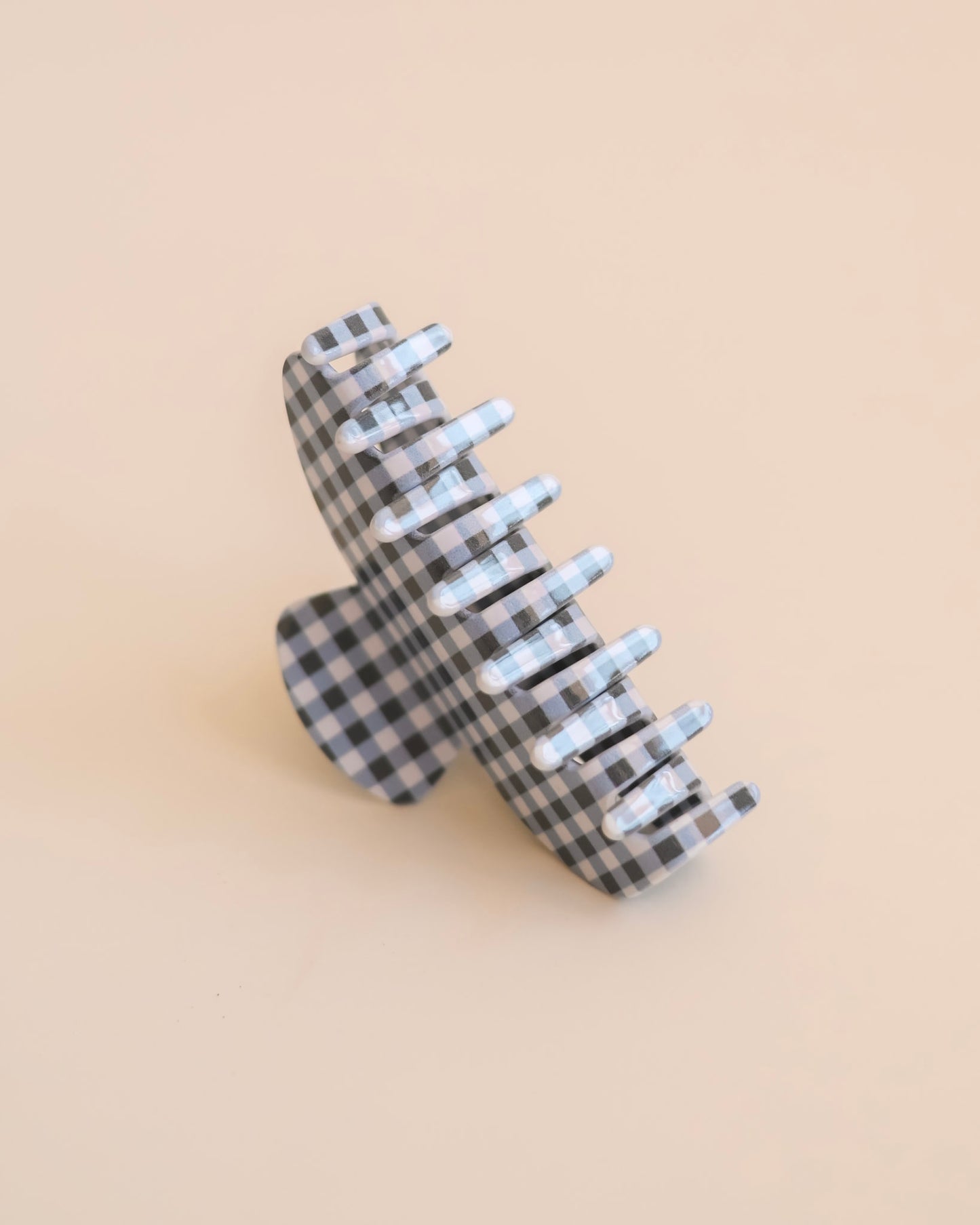 Gingham Midi Claw