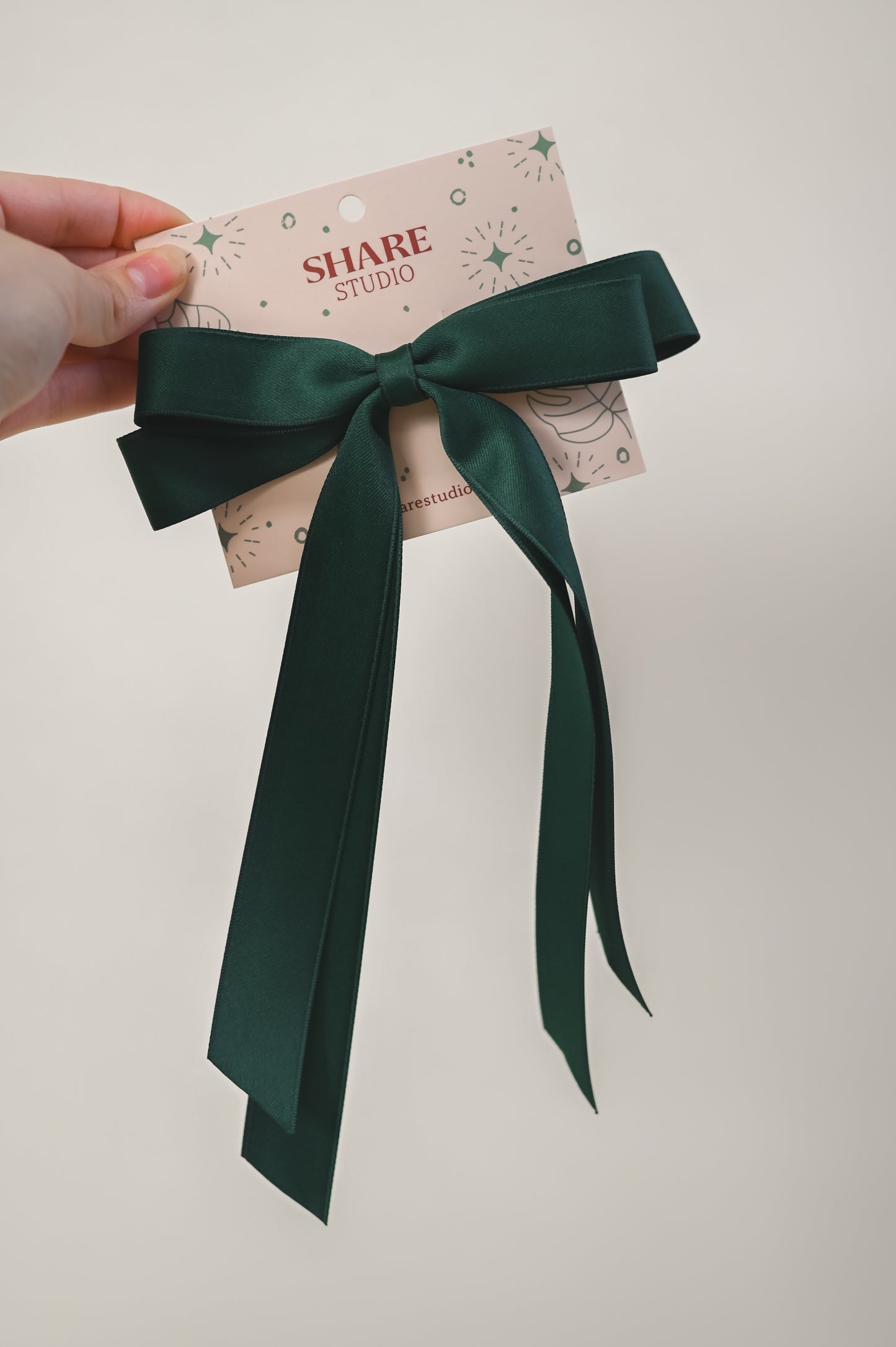 Double Layered Bow Hairpin