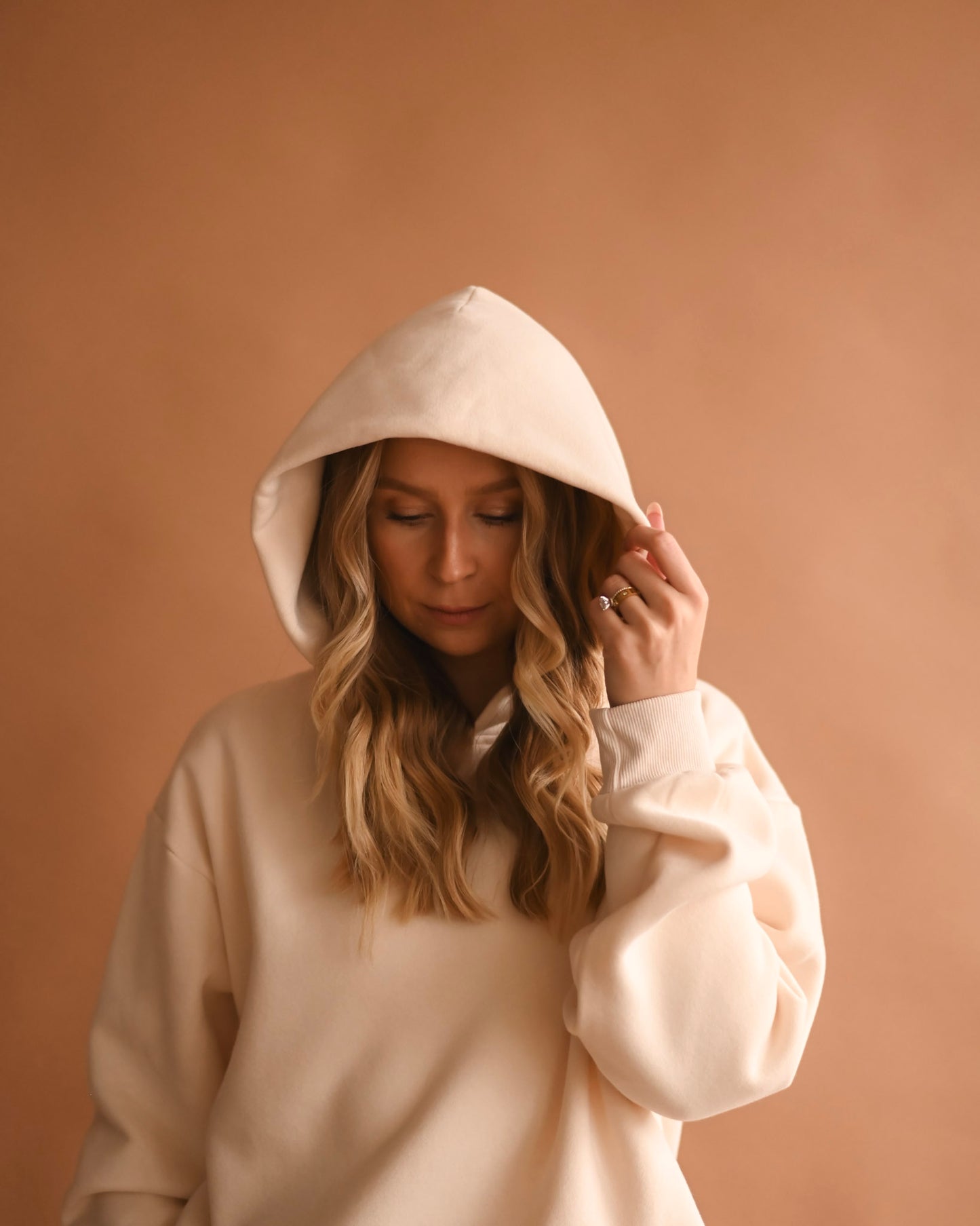 Cream Ultra Cozy Fleece // Hoodie