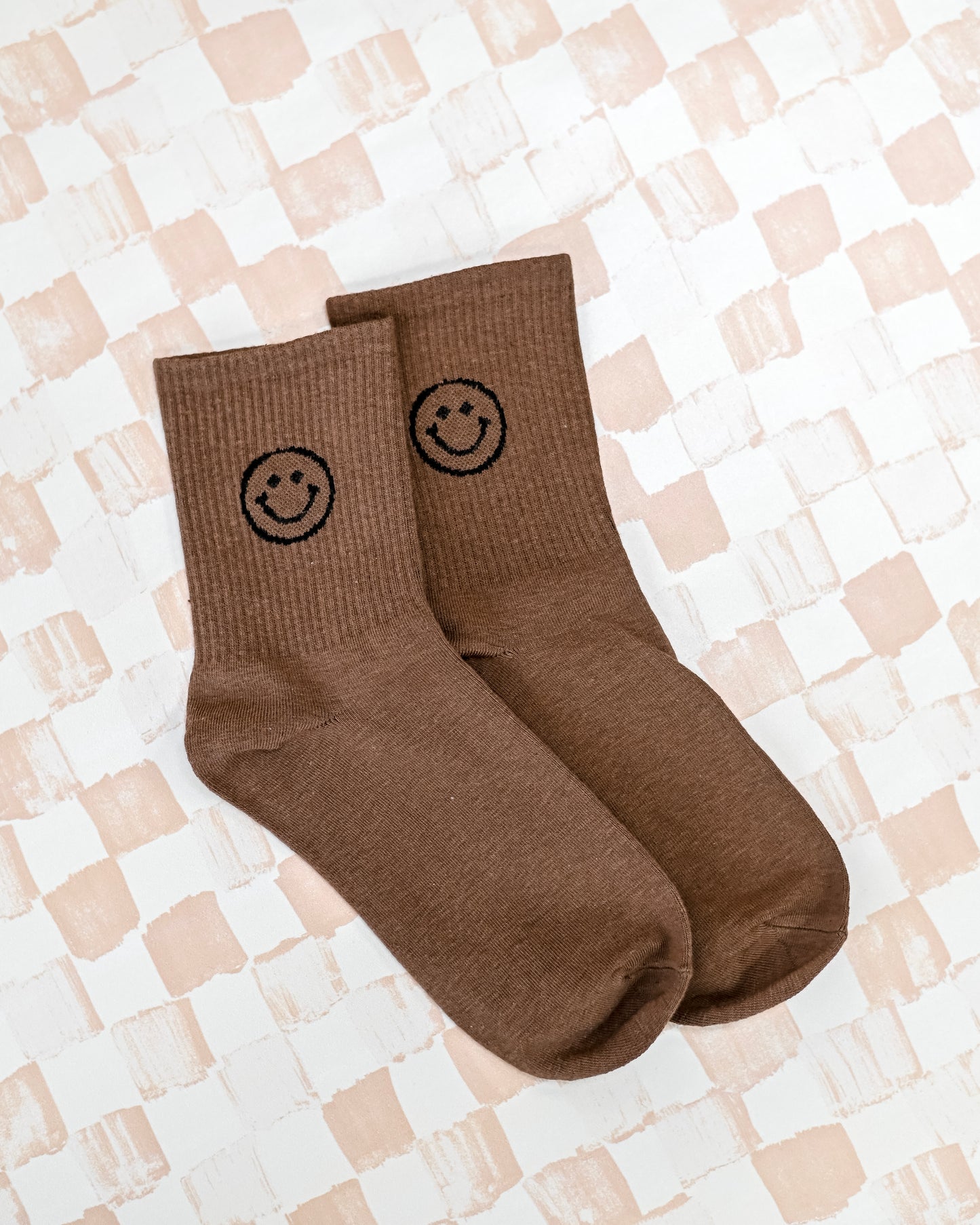 Basics Smiley Crew Socks