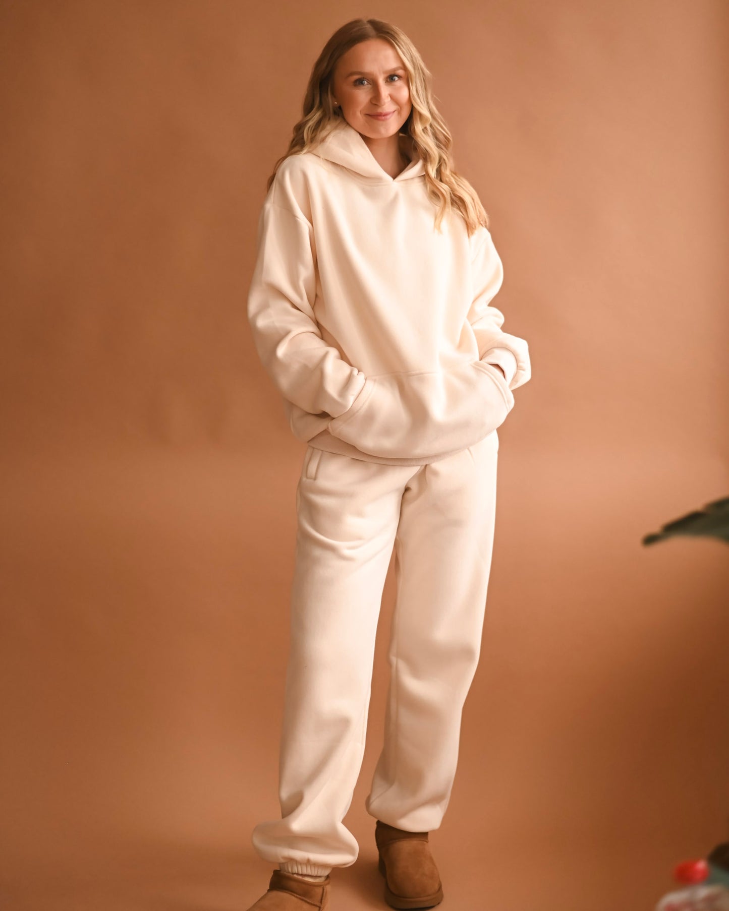 Cream Ultra Cozy Fleece // Sweatpants