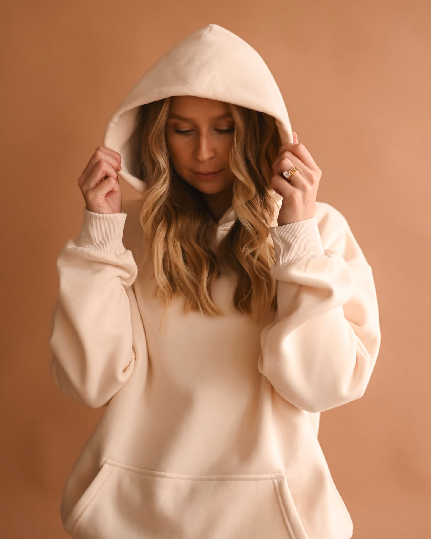 Cream Ultra Cozy Fleece // Hoodie