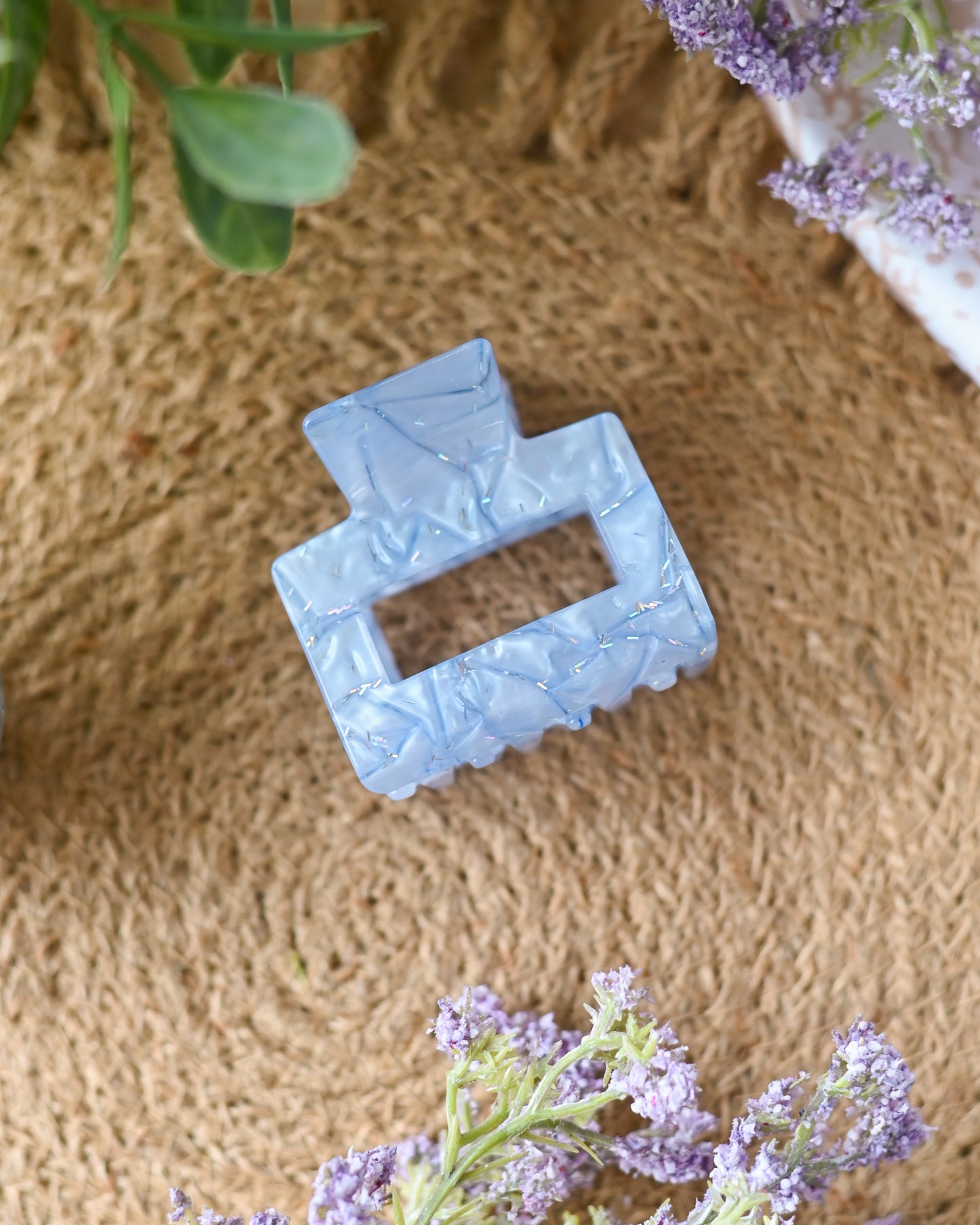 Lilac Marble Square Claw