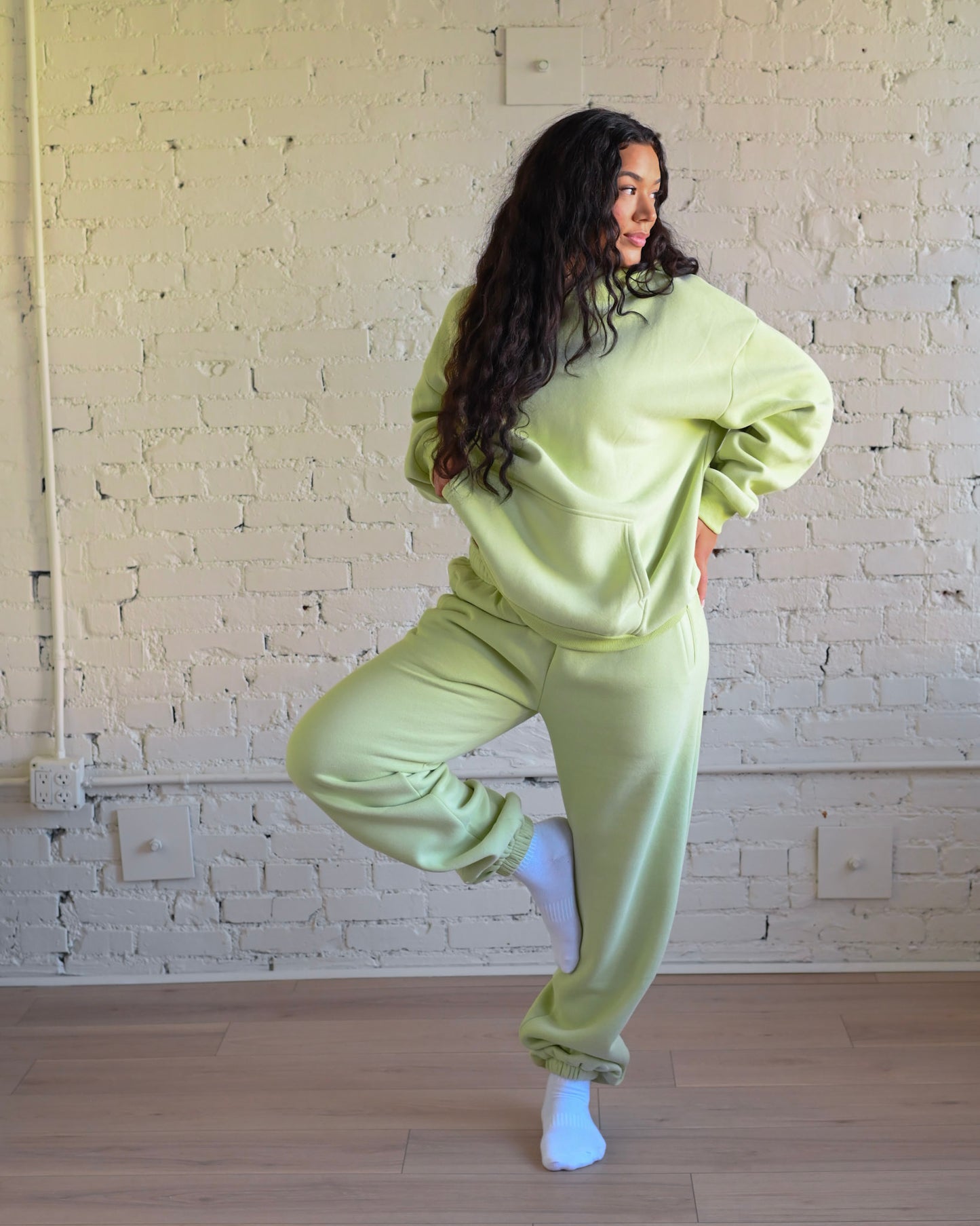 Key Lime Green Ultra Cozy Fleece // Hoodie
