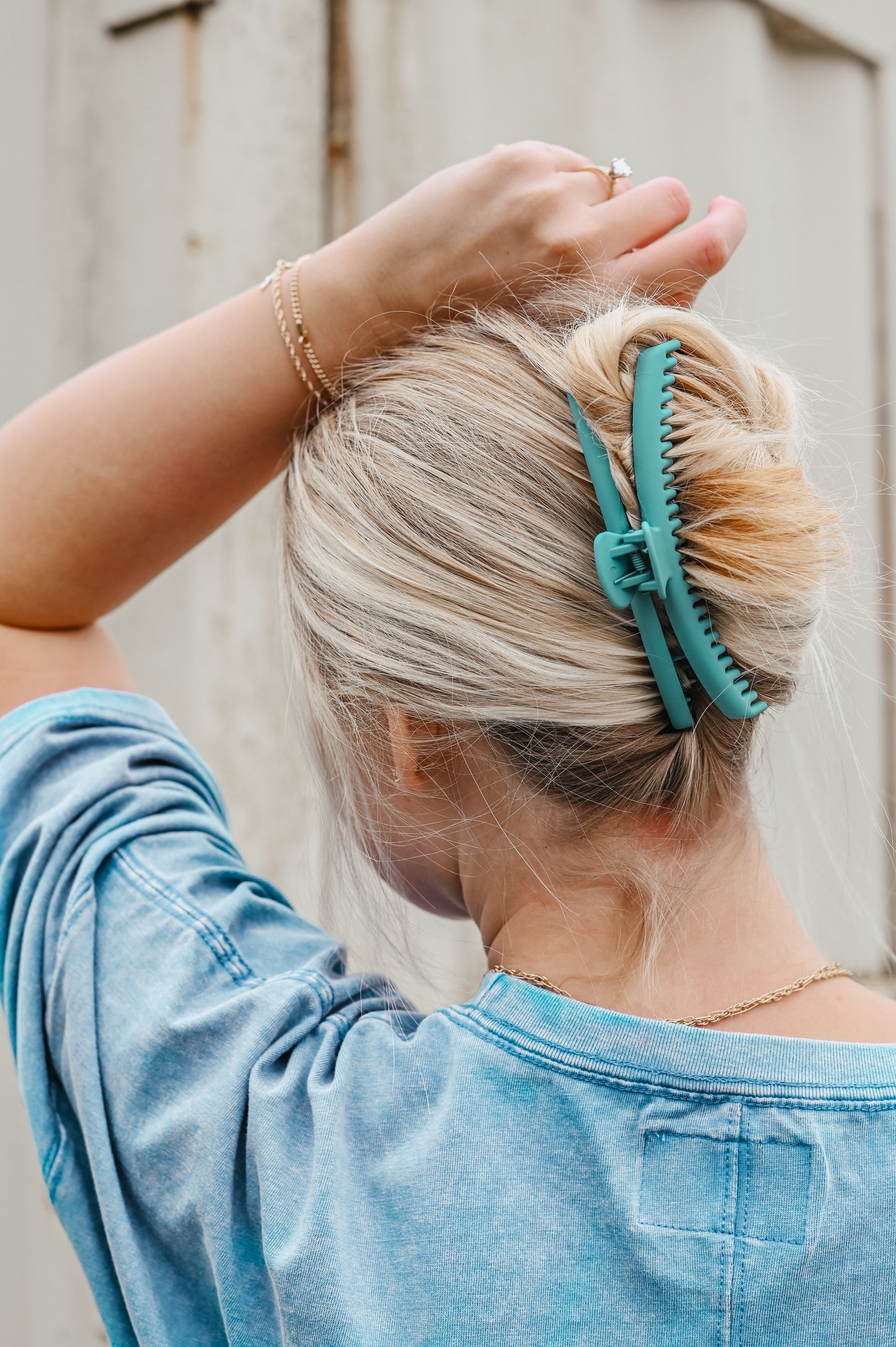 Caribbean Turquoise Mega Hold Claw Clip