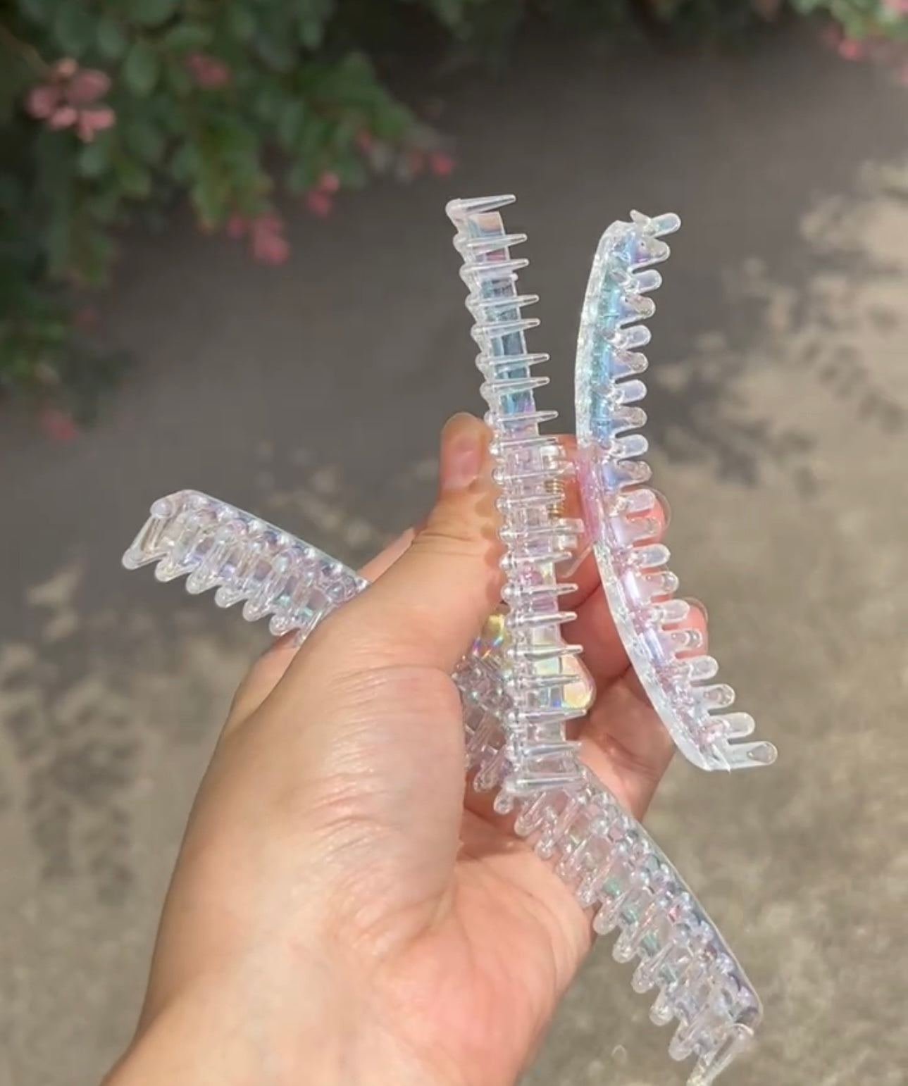 Iridescent Holographic Mega Hold Clip