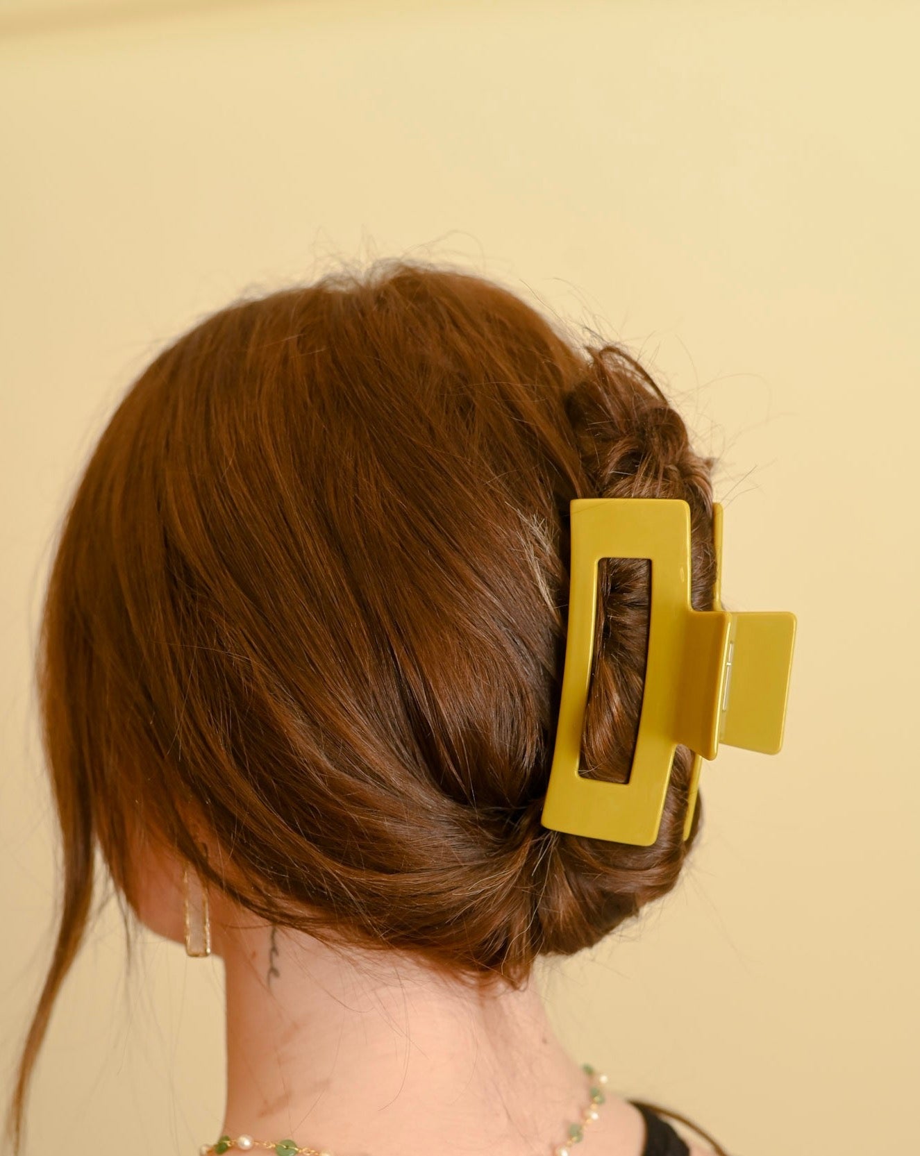 Evermore Glossy Square Claw Clip // Eco-Conscious