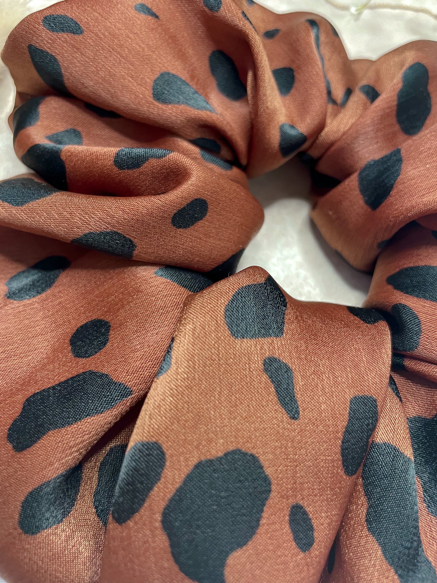 Satin Bamm Bamm Scrunchie