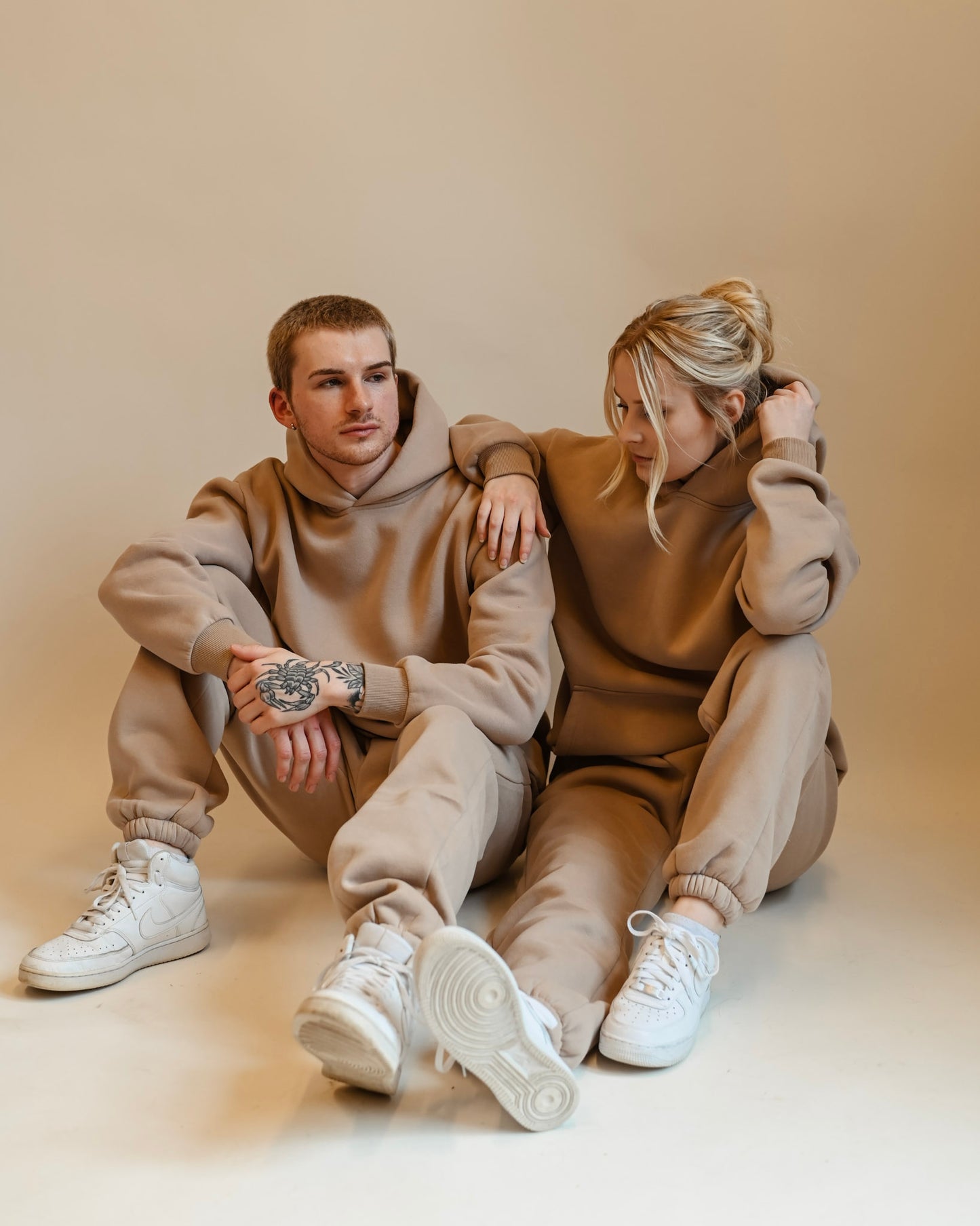 Beige Ultra Cozy Fleece // Hoodie