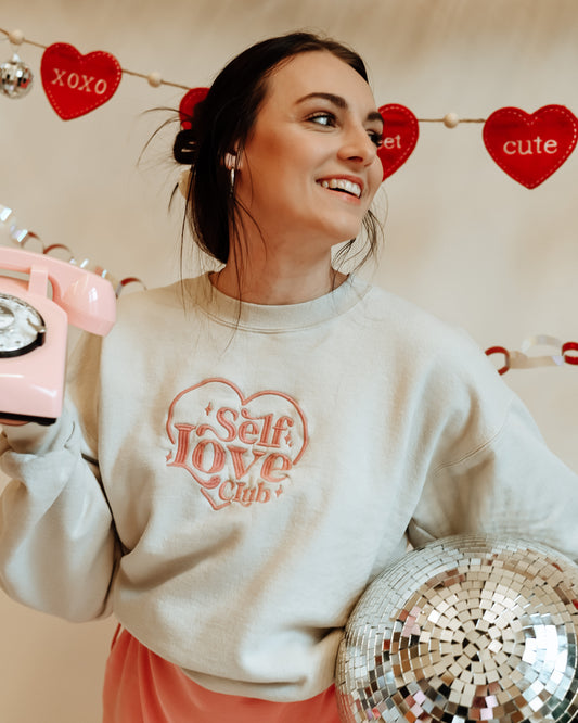 Self Love Club Crew Neck Sweatshirt
